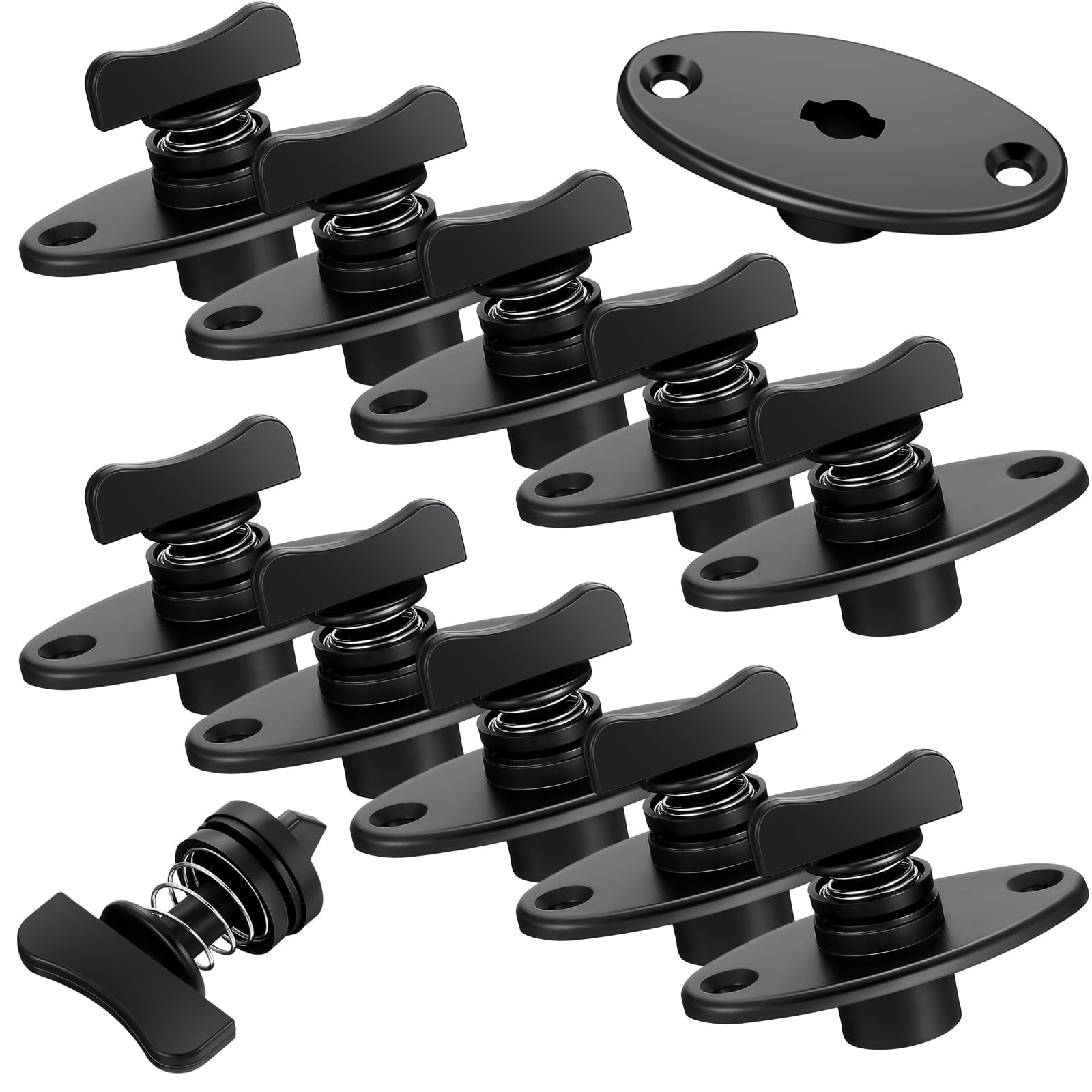 DaisyInner 2 Set Boat Windshield Fasteners Marine Windshield Fastener Clips Replacement Bass Boat Clips Accessories