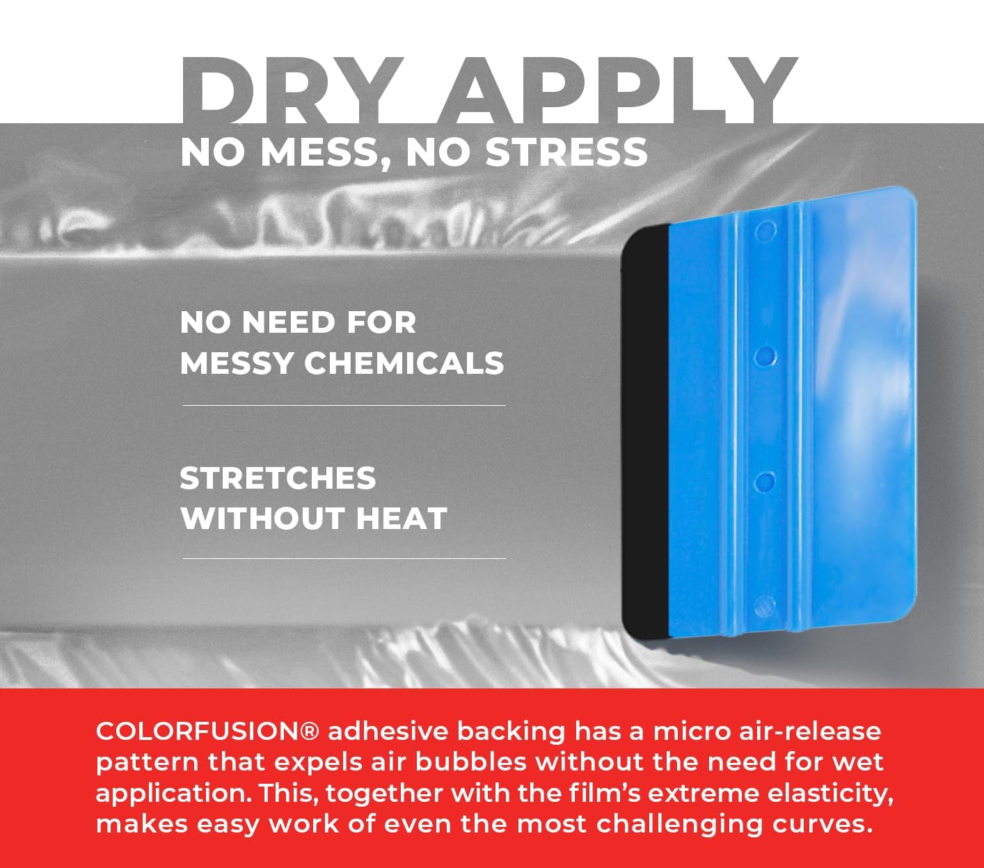 Colorfusion Ppf By Vvivid, Gunmetal Satin Metallic Dry Apply Ppf Vinyl Car Wrap Roll 1Ft X 5Ft