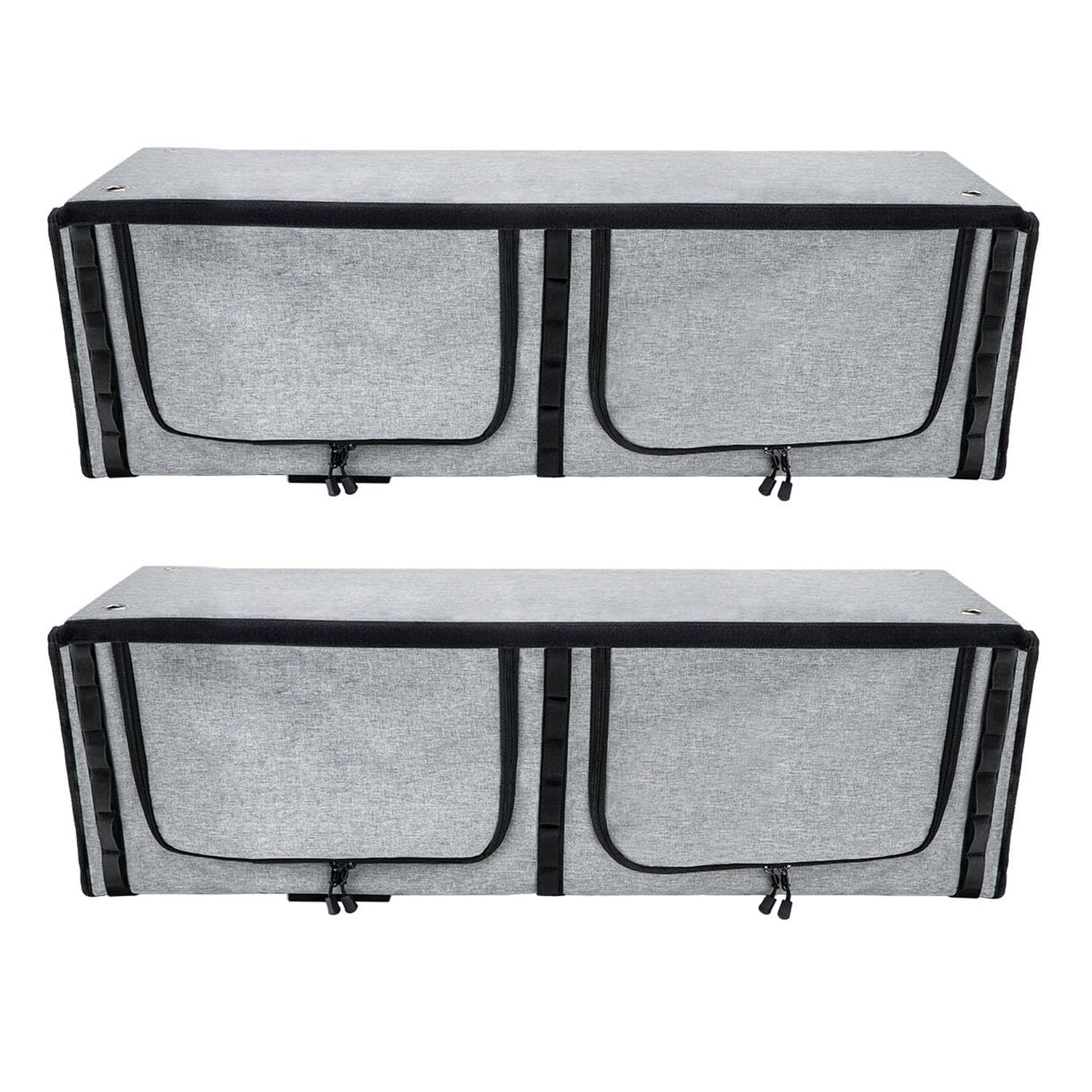 Venussar 36 RV Overhead Soft-Sided Storage Cabinet, Pack of 2 RV Organizer Storage Compatible with Mercedes-Benz Sprinter, Compa
