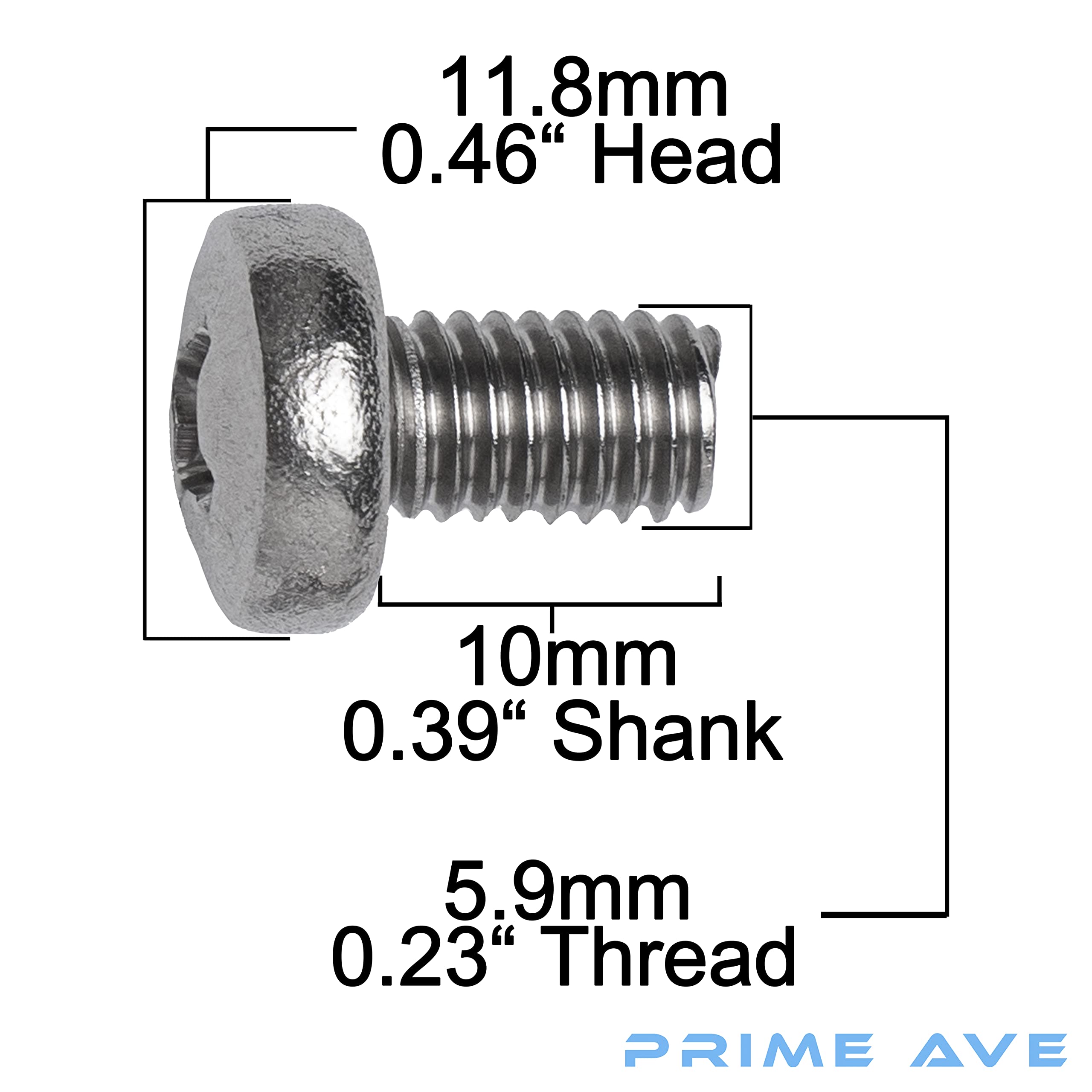 Prime Ave Stainless Steel License Plate Screws Compatible With Audi A3 A4 A5 A6 A7 A8 S3 S4 S5 S6 S7 S8 Rs3 Rs4 Rs5 Rs6 Rs7 Q3 Q4 Q5 Q7 Q8 Sq5 Sq7 Sq8 Rs Q8 Tt Tts Tt Rs R8 E-Tron (Standard Length)
