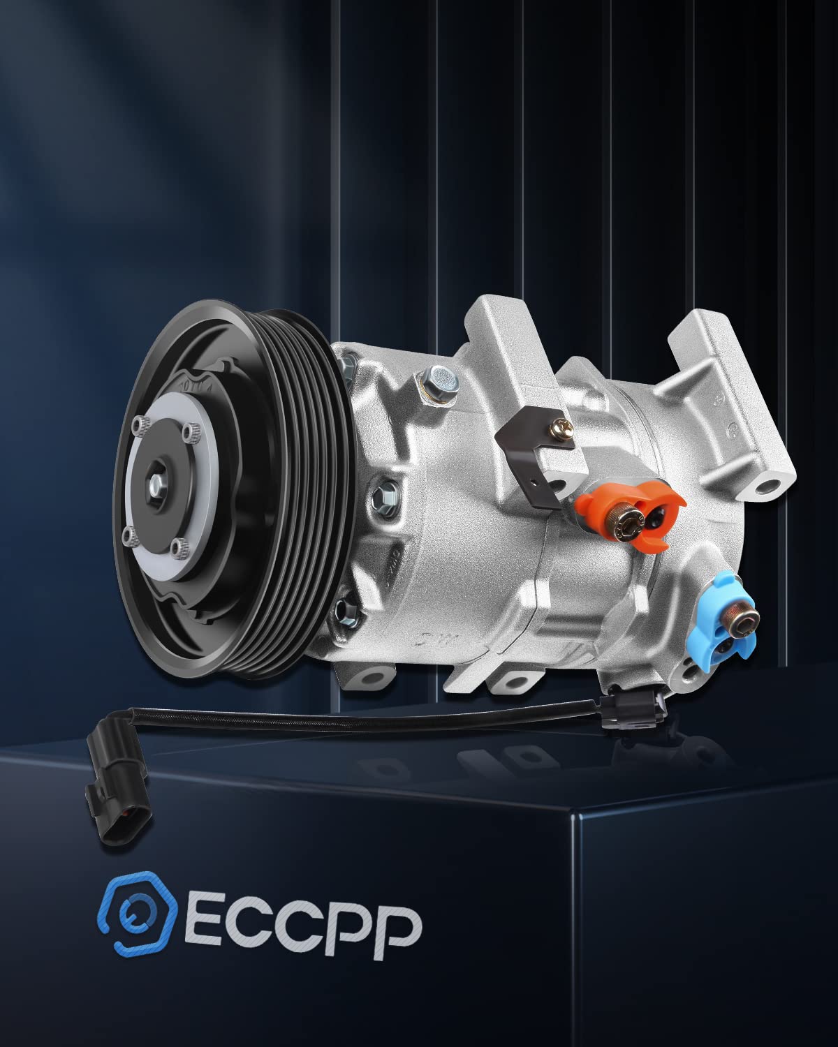 ECCPP AC Compressor for Hyundai Accent & Kia Rio 1.6L (2012-2017) - Fast Cooling, Model 104115-5211-1615561
