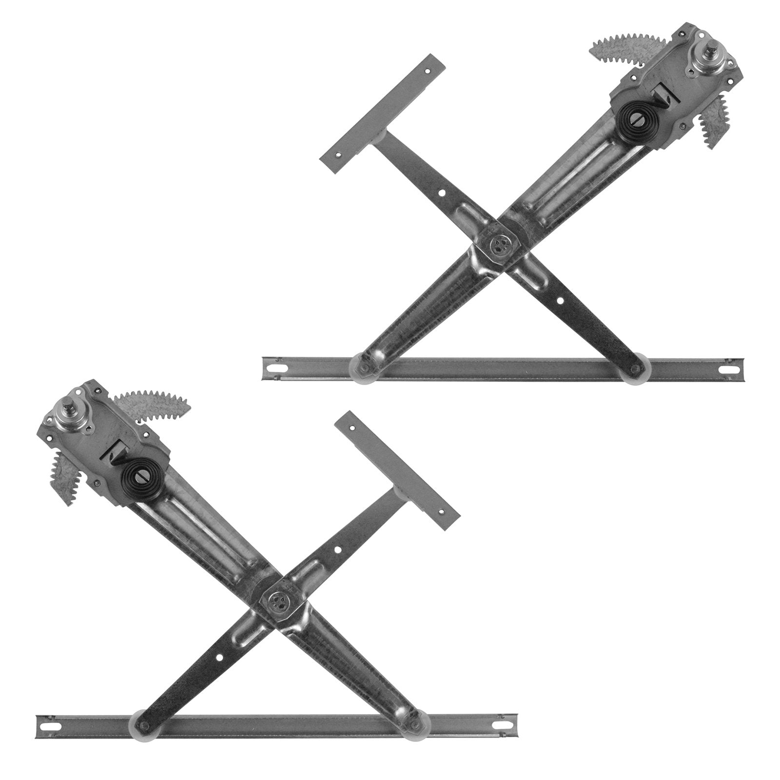 Trq Front Manual Window Regulator Set Compatible With 1986-1995 Suzuki Samurai