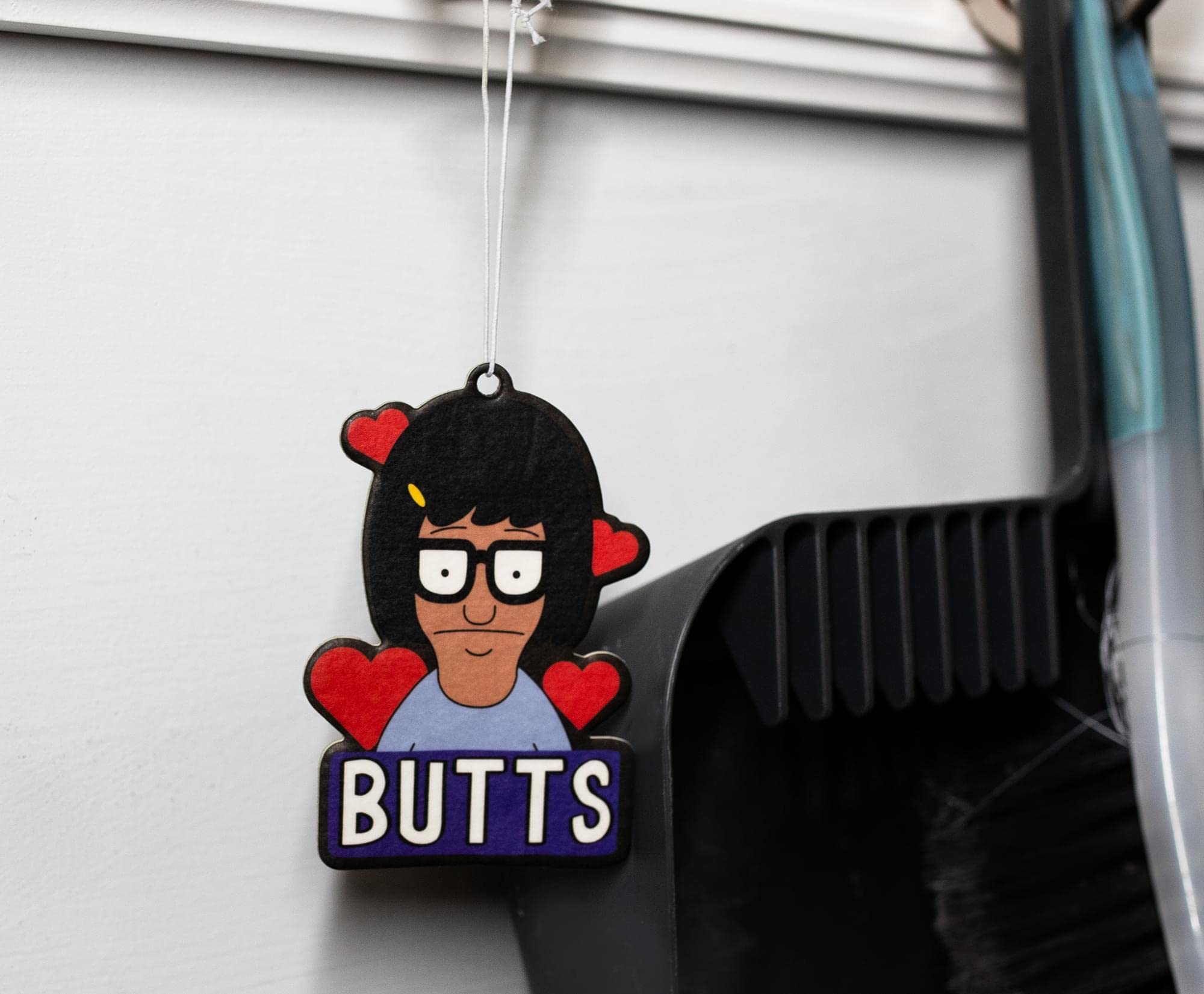 Bob'S Burgers Tina Belcher Butts Air Freshener, Vanilla Scent | Odor Eliminator For House, Car, Office | Clean Room Fresheners, Long-Lasting Fragrances | Novelty Gifts And Collectibles