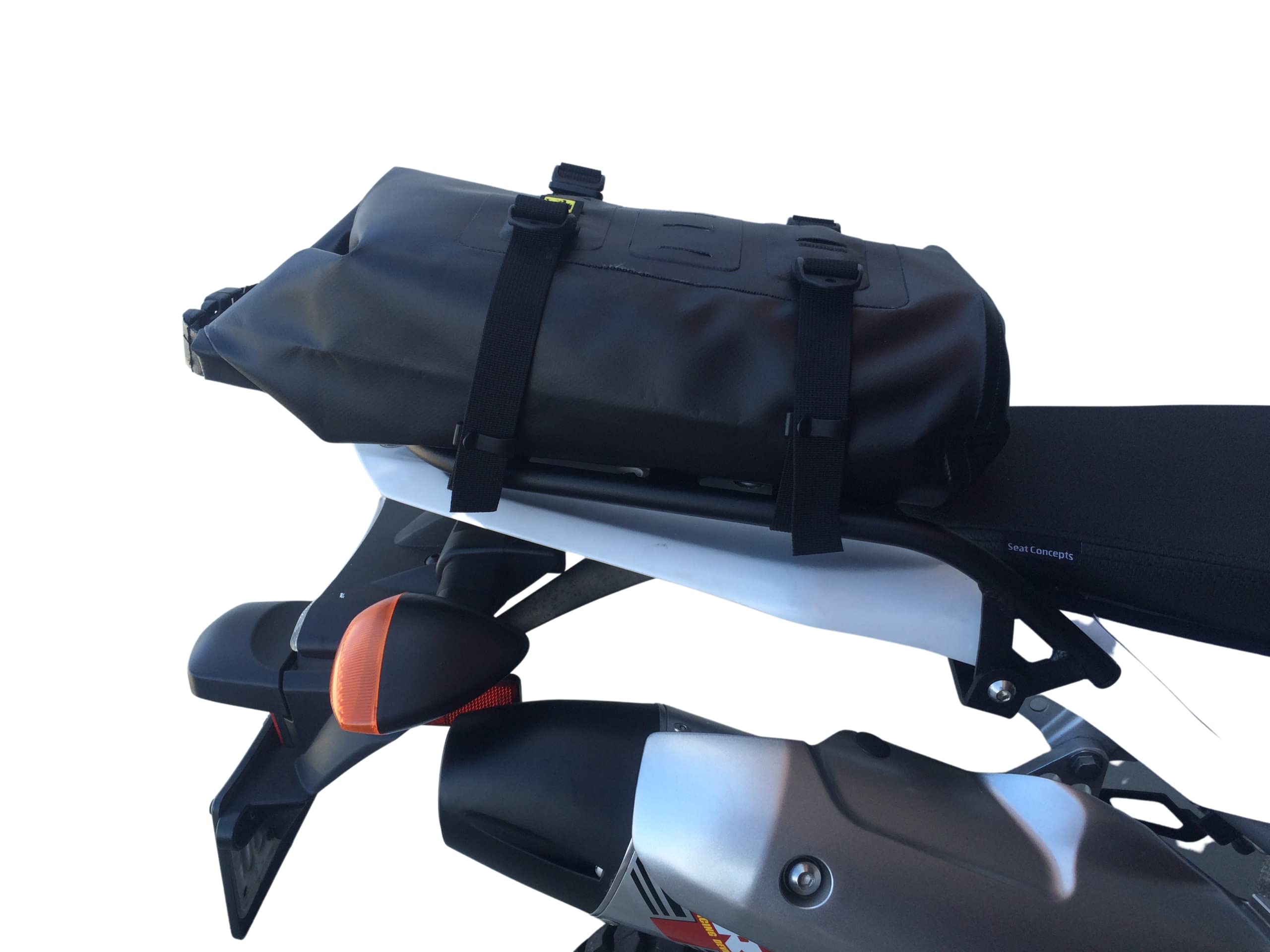 Precision Motorcycle Racks Rear Rack for Yamaha WR250R/WR250X (2008-2022) - Black Alloy Steel Cargo Carrier