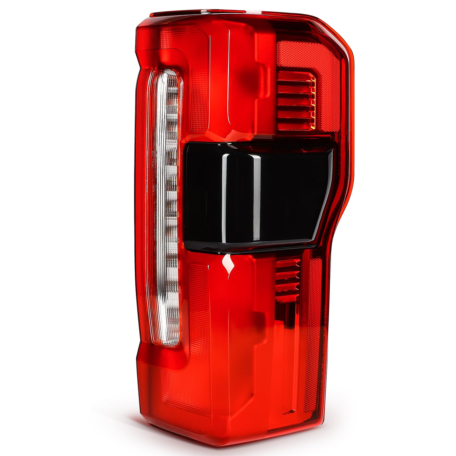 LBRST Tail Light Assembly Fit 2023-2024 for F-250 Super Duty, 2023-2024 for F-350 Super Duty Passenger Side Tail Light Black Hou