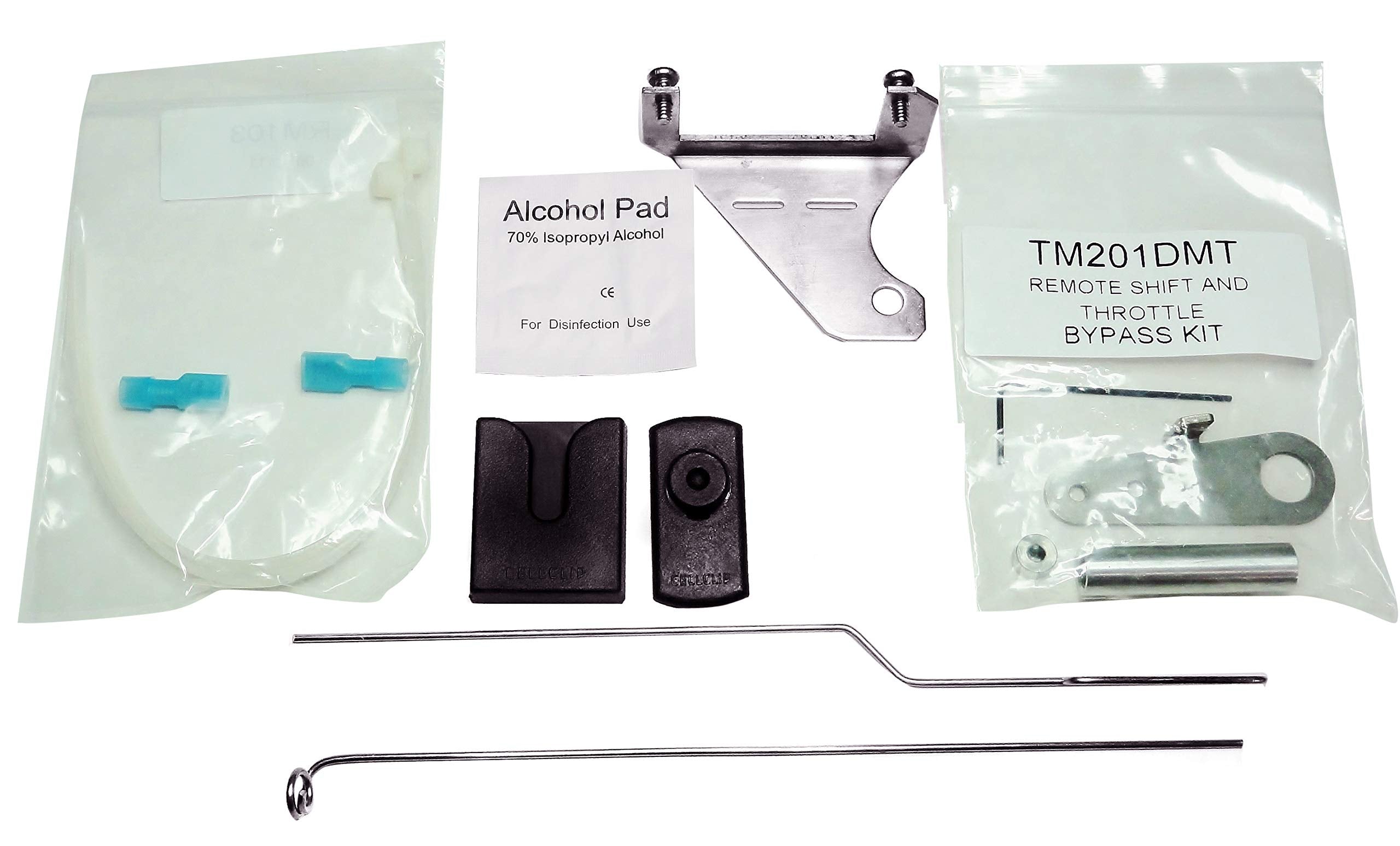 Trollmaster Tm201Hwkit Pro3 Plus Hardware Kit (Mercury 9.9, 15Hp (1990-2004), Yamaha 9.9, 15Hp (1989-2006)), 1 Pack