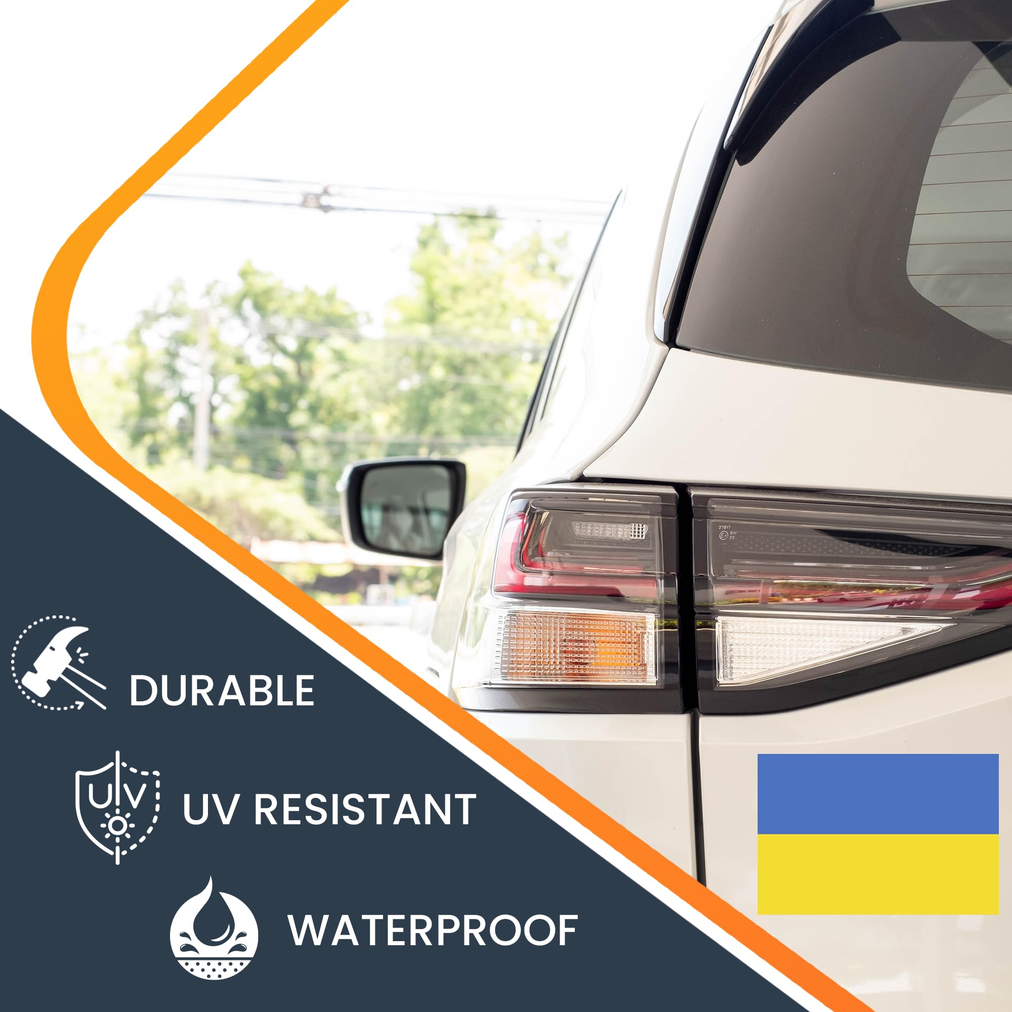 Magnet Me Up: Ukraine Ukrainian Flag Car Magnet Decal - 4X6 Inches, Heavy-Duty Automotive Magnet For Car, Truck, Suv - Show Your