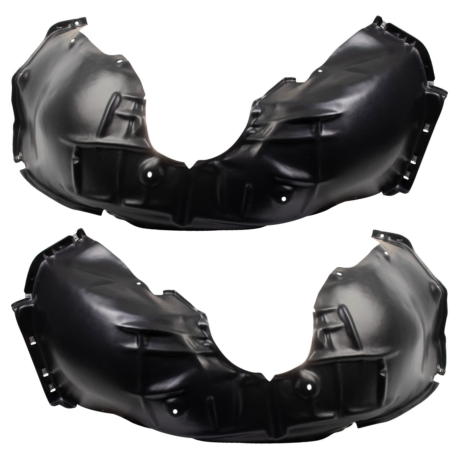 Trq Inner Fender Liner Set Compatible With 2016-2017 Chevrolet Cruze Gm1248269 Gm1249269