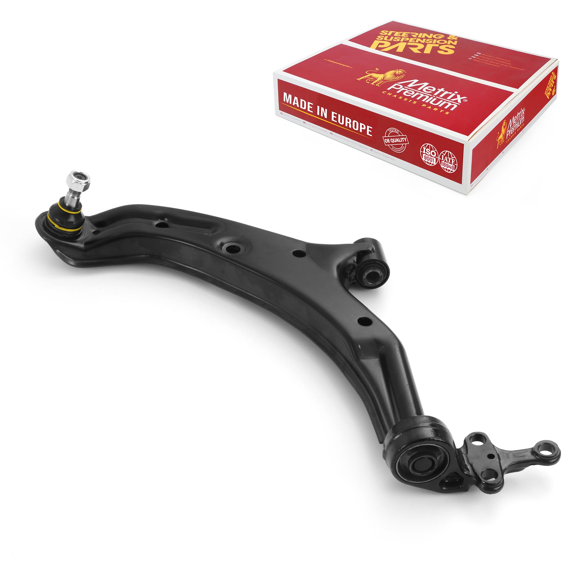 Metrix Premium Chassis Parts - Front Left Lower Control Arm W Ball Joint & Bushing Assembly Fits 11-12 Renault Scala (Mexico), 0