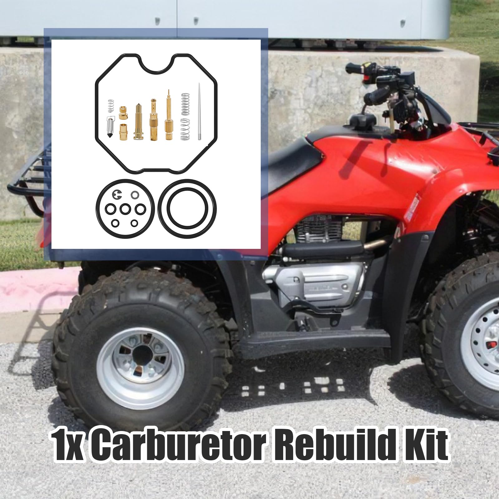 SYOWADA Carburetor Rebuild Kit Replacement for Honda Recon TRX250 1997-2005, Carb Repair Kit Replacement for Honda Recon TRX 250