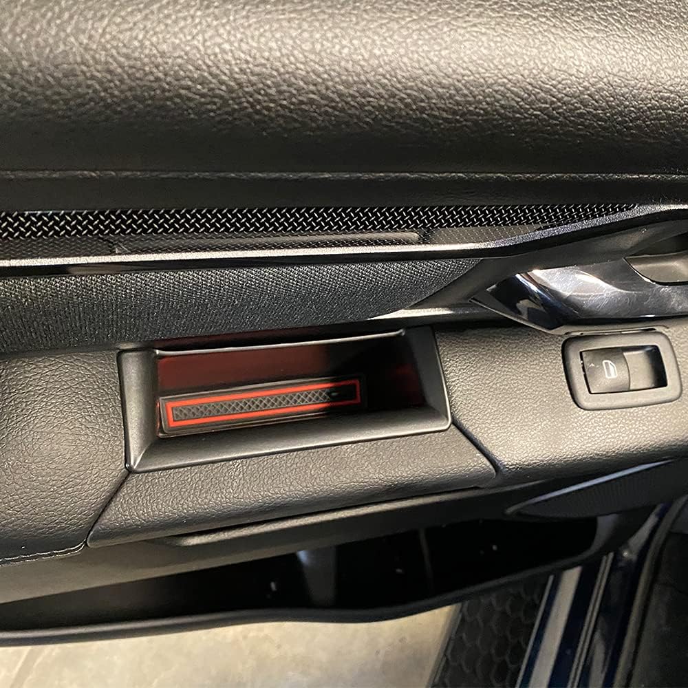 Motrobe Door Side Storage Tray For Dodge Ram 1500 Crew Cab Driver And Passenger Door Armrest Pocket Insert Organizer 2024 2023 2