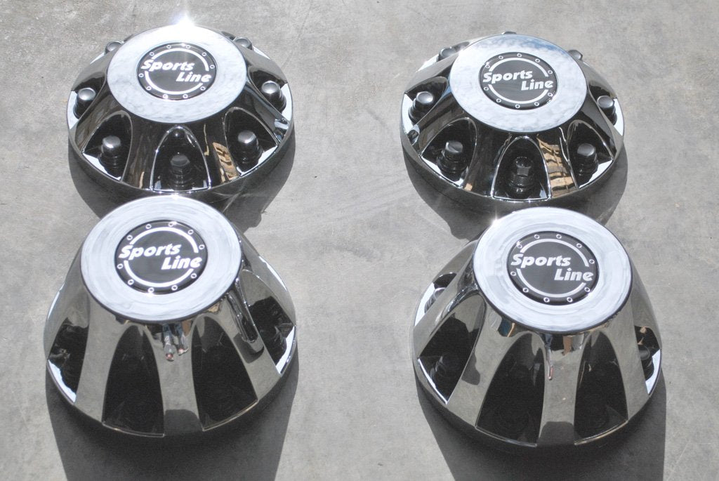 Plastic Hub Cover Chrome-Plated for 2011-Newer Chevy/GMC 3500HD Dually, 17 Wheel