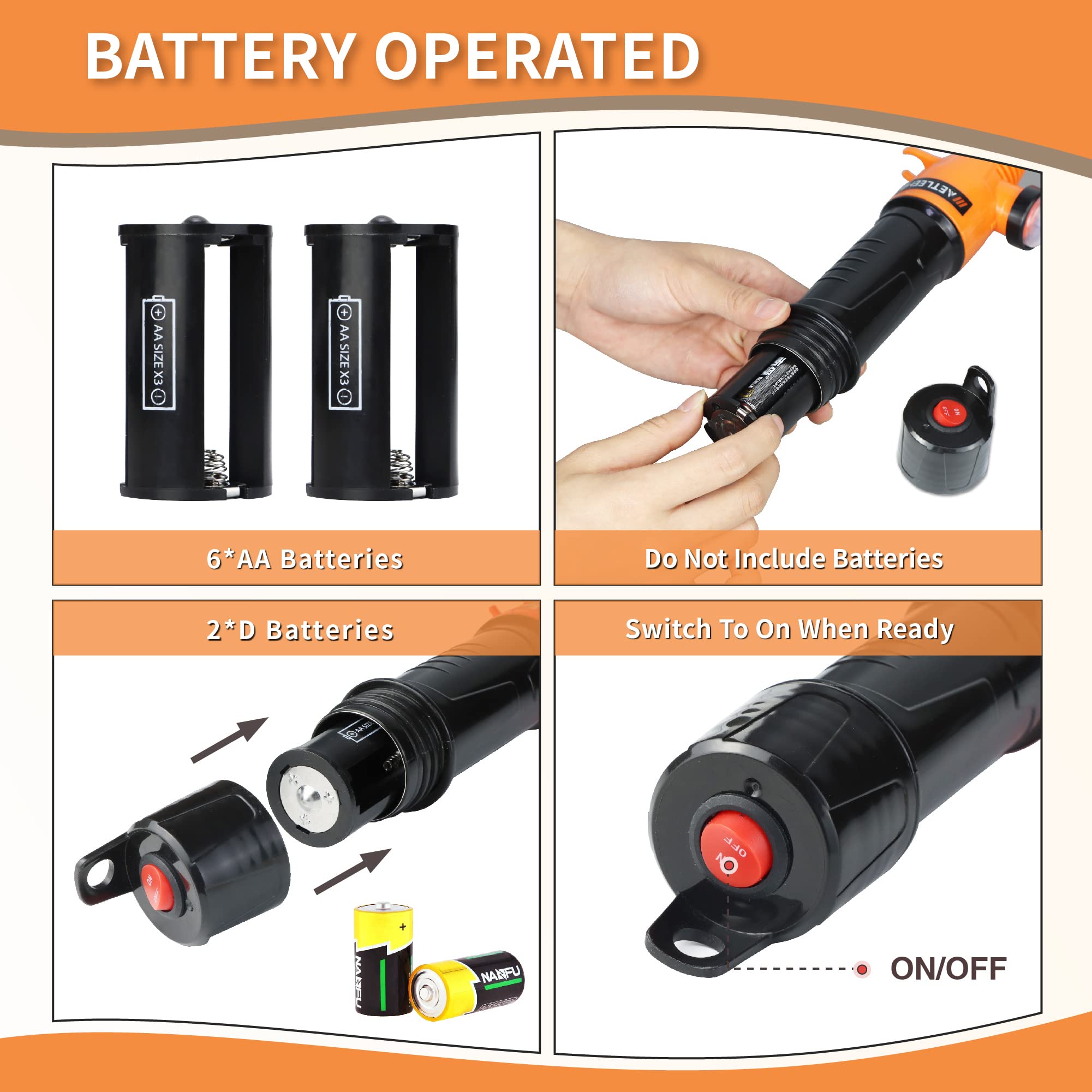 Aetleemo Portable Power Battery Pump, Battery Operated Liquid Transfer Pump, 2.2 Gallons Per Min, For Gasoline Diesel Fuel