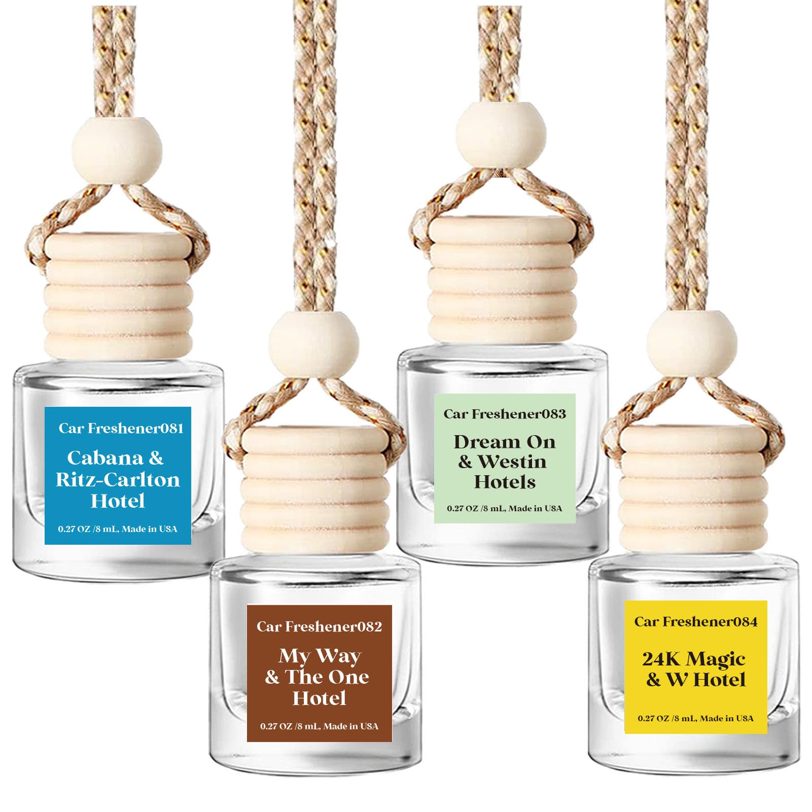 Car Air Freshener Hanging,Essential Oil Diffuser For Car,Hotel Scent Air Freshener, Long Lasting Car Air Freshener,Car Freshener