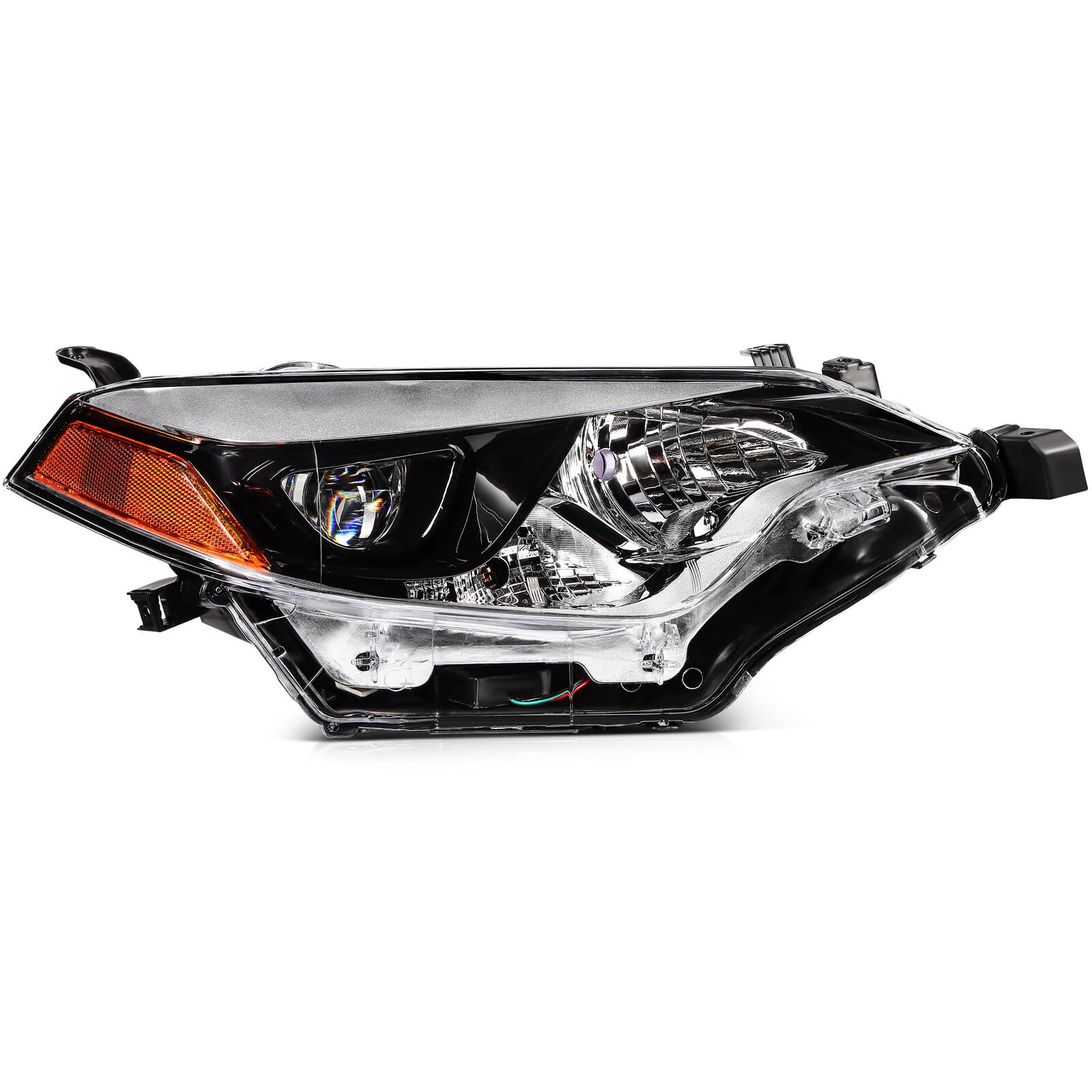 OCPTY Headlight Assembly Driver and Passenger Side Replacement for 2014-2016 for Toyota Corolla Base/CE/C/LE Eco/LE/L/S Plus/S/S