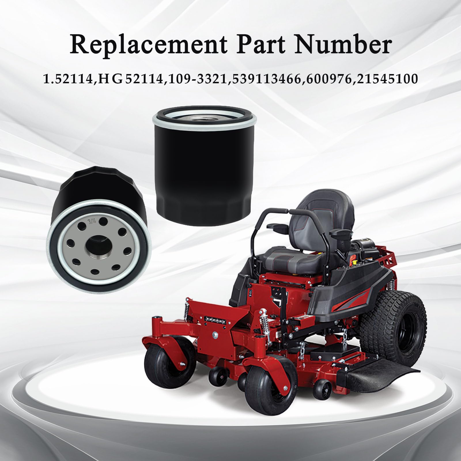 Kpalag Pair Of Oil Filters, Transmission Filter Sets,Replace #: 52114, Hg52114, 109-3321, 539113466, 600976, 21545100