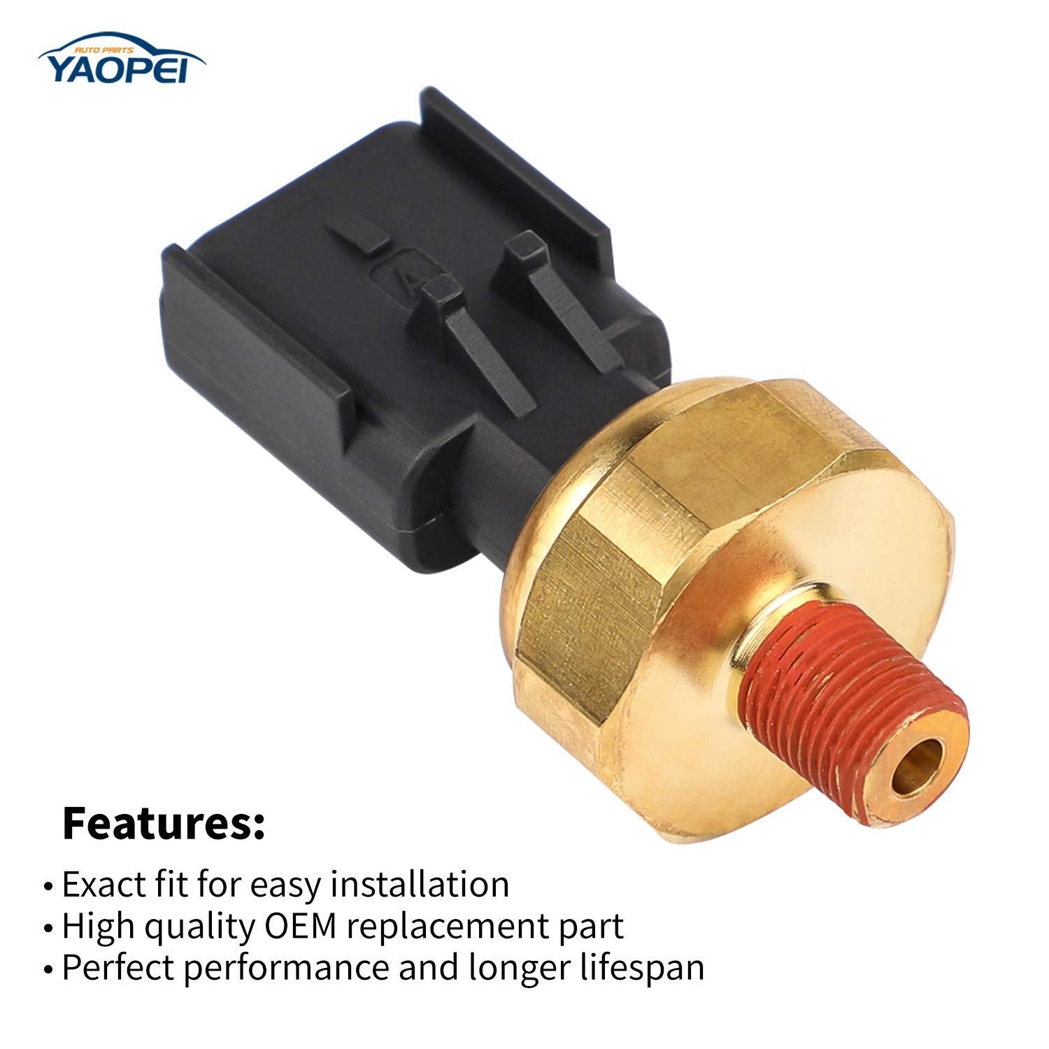 YAOPEI Engine Oil Pressure Sensor Switch, Metal, Model 5149062AA, Compatible with Dodge Ram, Chrysler, Jeep, and More
