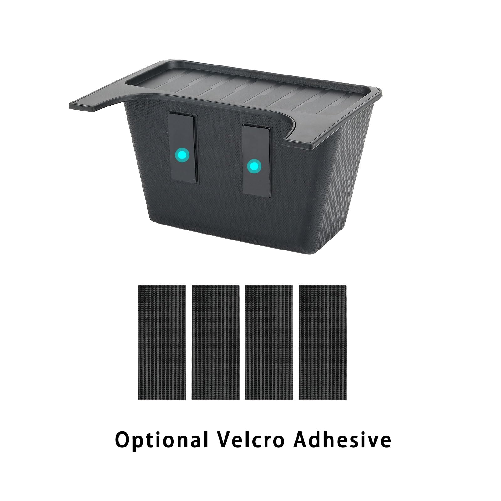 Jawjut Trash Can,Compatible With Tesla Model Y,Garbage Can Bin Accessories,Rear Center Console Storage Box Organizer,Black