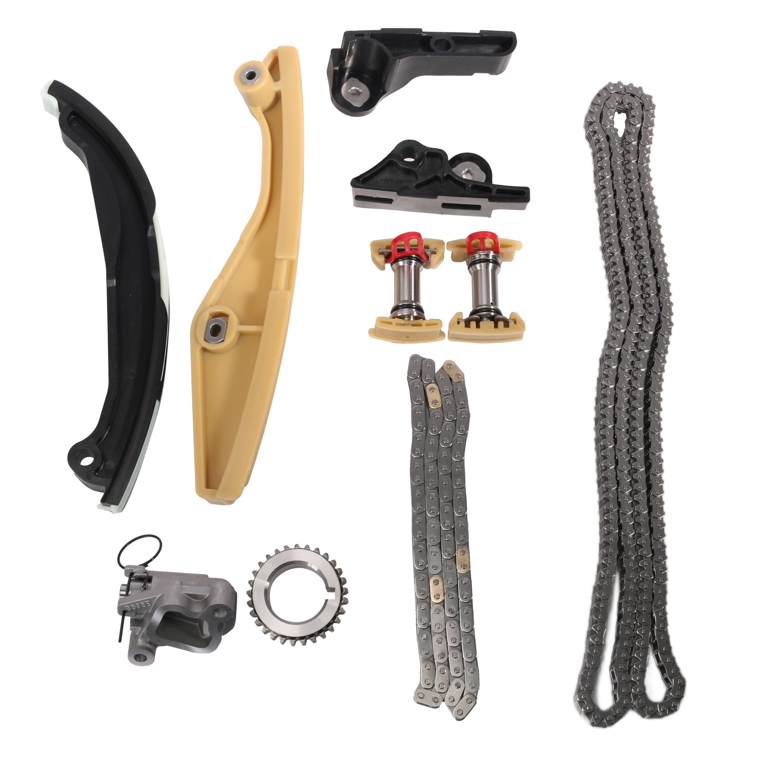 BENERAY Timing Chain Kit with Water Pump for Ford 3.5L/3.7L V6 Models, OE #BL3Z-6268-A, AT4Z-6268