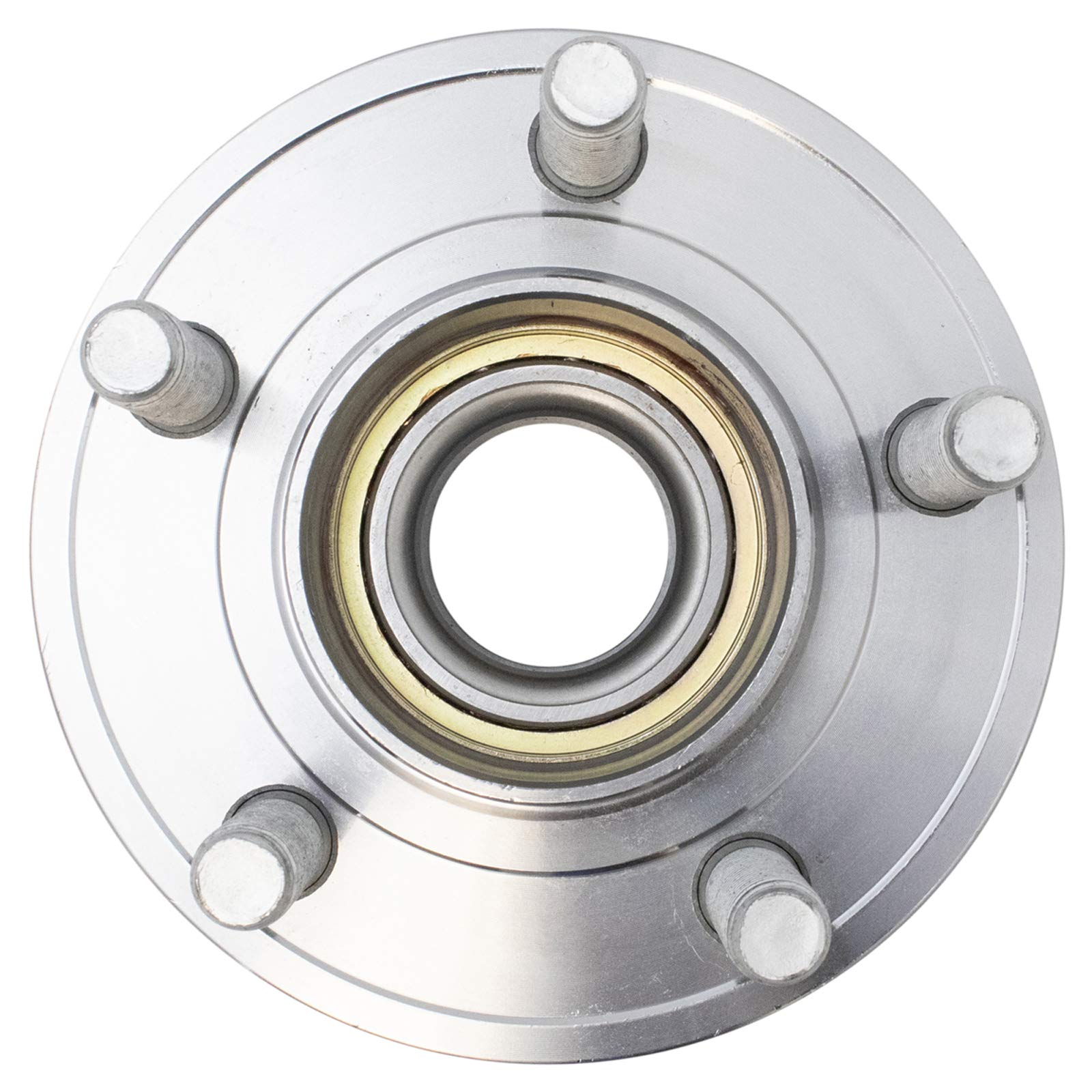 Trq Front Left Right Wheel Hub Bearing Assembly Driver Passenger Side Compatible With 2015-2021 Ford Mustang