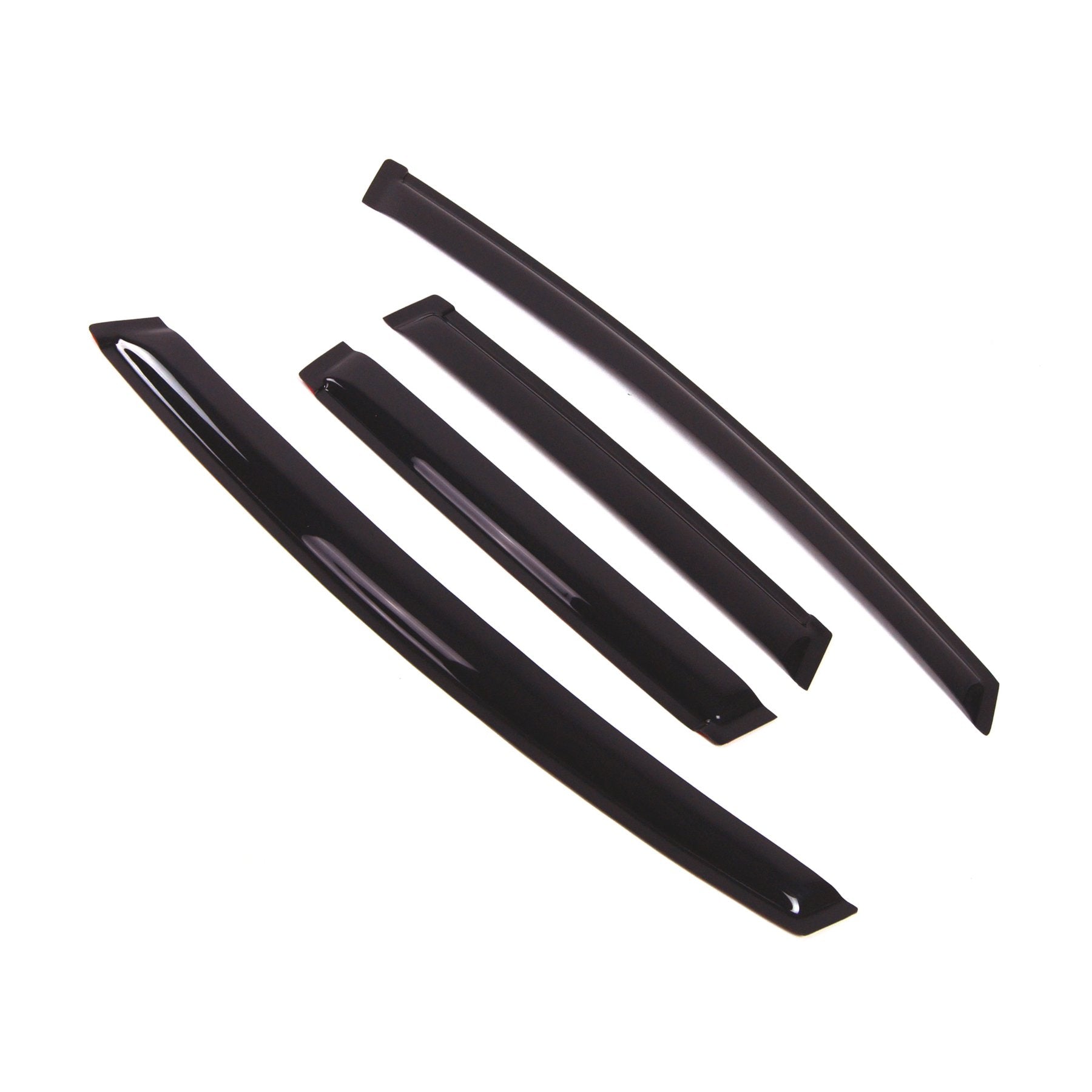 Tuningpros Outside Mount Window Vent Visors Rain Guards Compatible With Honda Fit 2009-2014 | Side Window Wind Deflectors Rain S