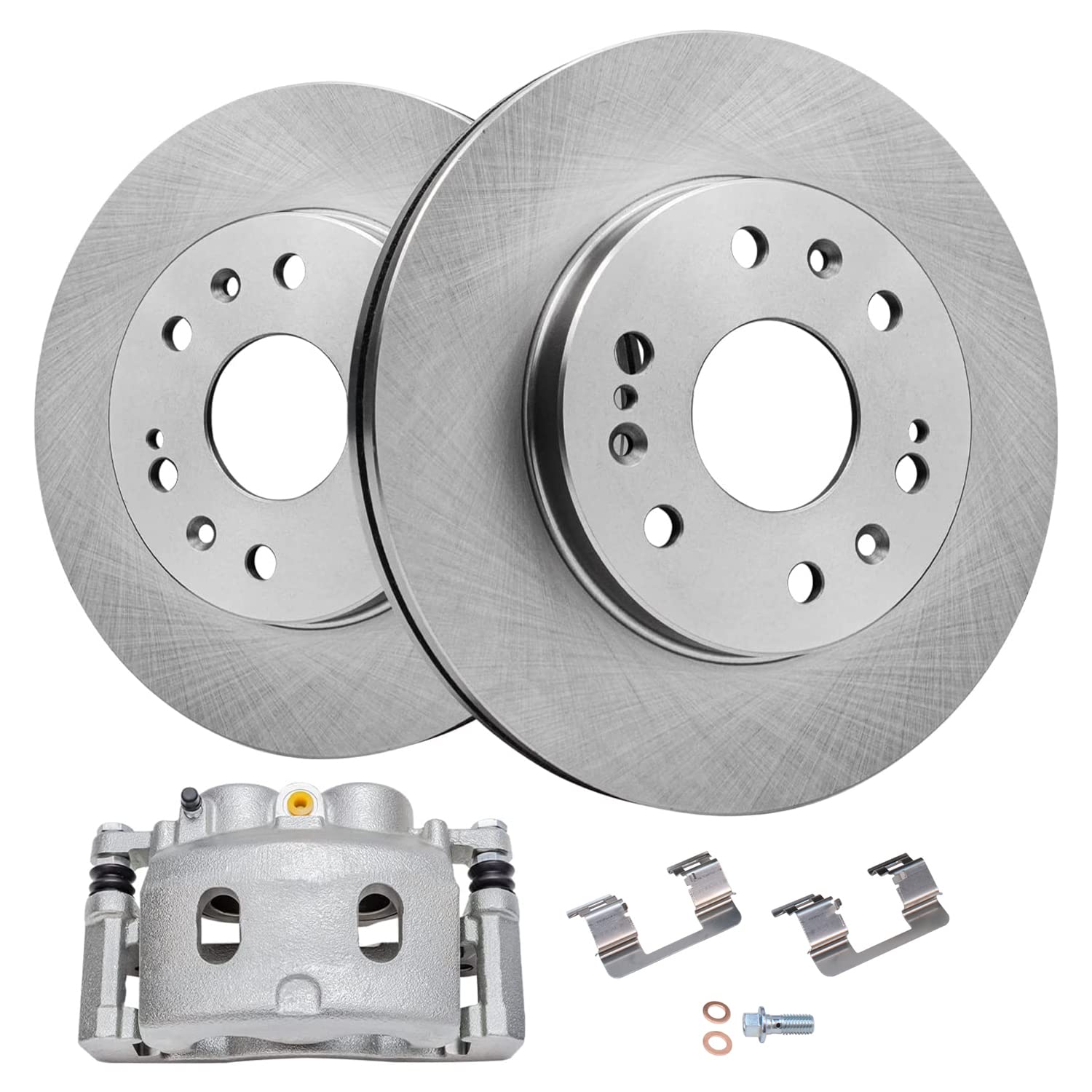 Detroit Axle - Front Brake Kit for Silverado Suburban Sierra Yukon XL 1500 Chevy Tahoe GMC Cadillac Escalade ESV EXT, 12.99'' in