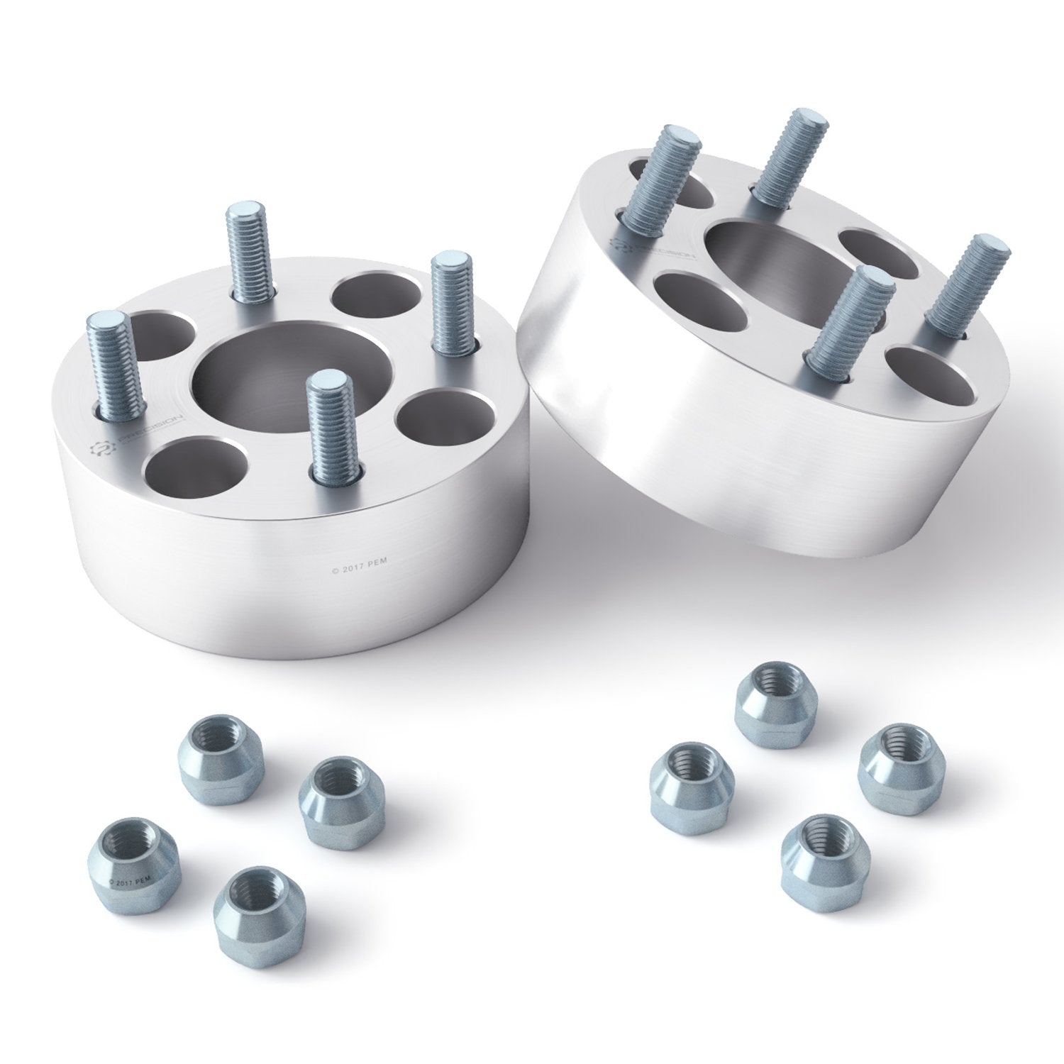 Rocktrix 2 Inch Wheel Spacers (4X4 Bolt Pattern, 68.5Mm Bore, 12X.1.25 Studs, Cone Seat Nuts) Compatible With Yamaha Golf Carts 