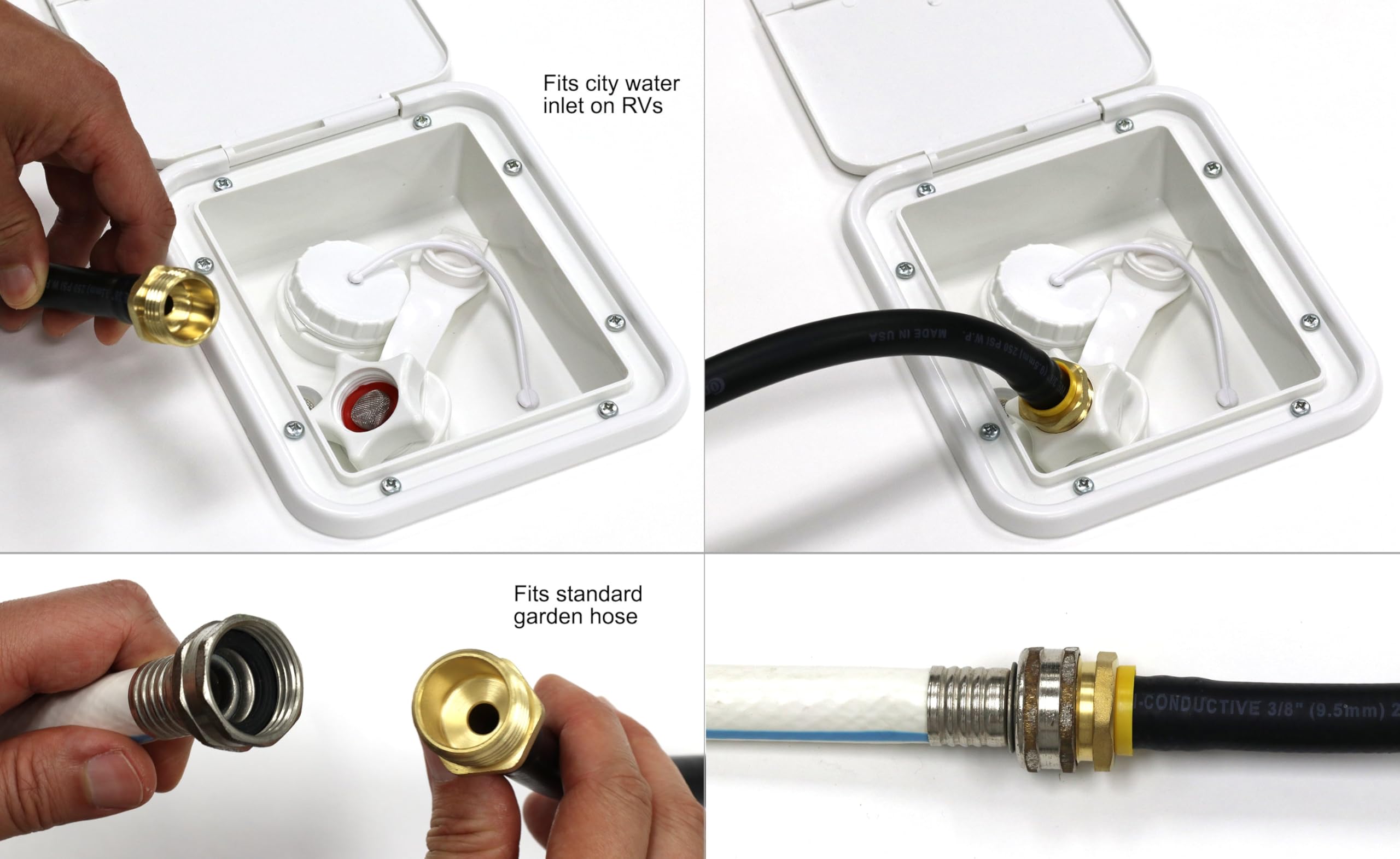 Winterize Rv, Motorhome, Boat, Camper, And Travel Trailer: Air Compressor Quick-Connect Plug To Male Garden Hose Faucet Blow Out