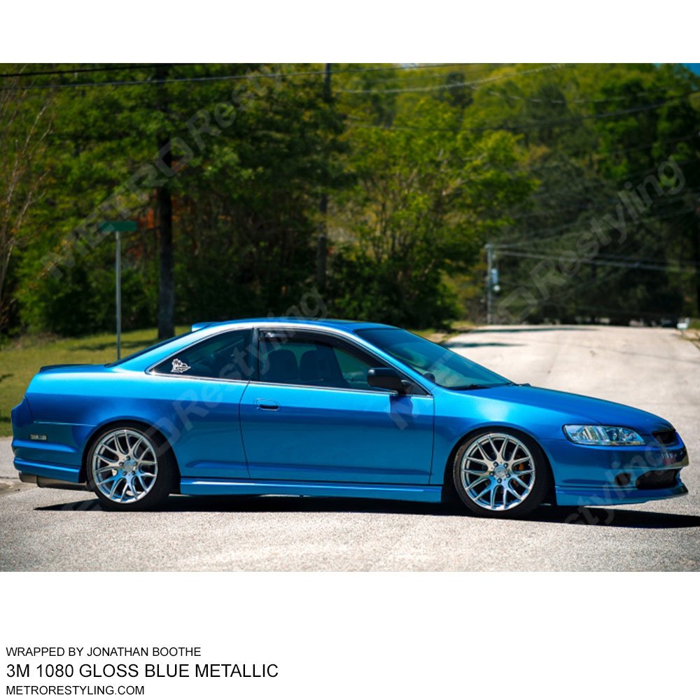 3M 1080 G227 Gloss Blue Metallic 5Ft X 3Ft (15 Sq/Ft) Car Wrap Vinyl Film