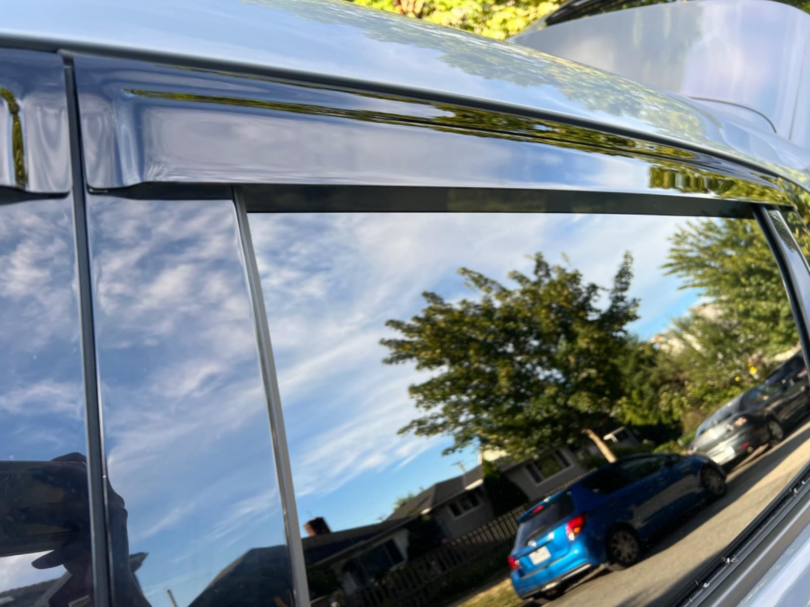 2023-2025 Tape-On Rain Guards For Honda Hr-V Side Window Visor Deflectors Lx Ex-L Sport Smoke Tinted Hrv Vent Shade Protectors 2