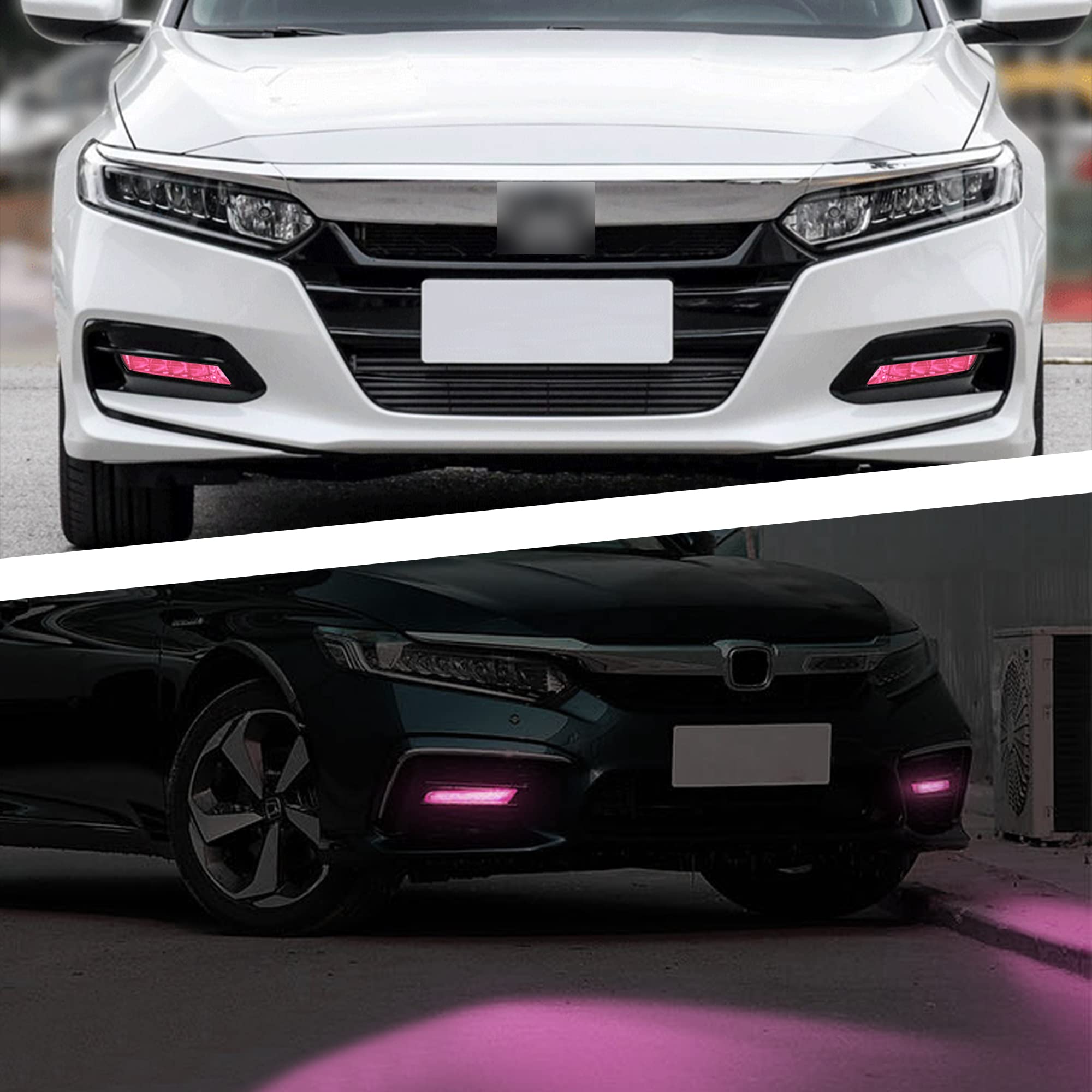 Tomall Vinyl Smoke Tint Fog Light Films Compatible With Honda 10Th Accord 2018-2020 Fog Lamp Light Transmission Stickers Auto Se
