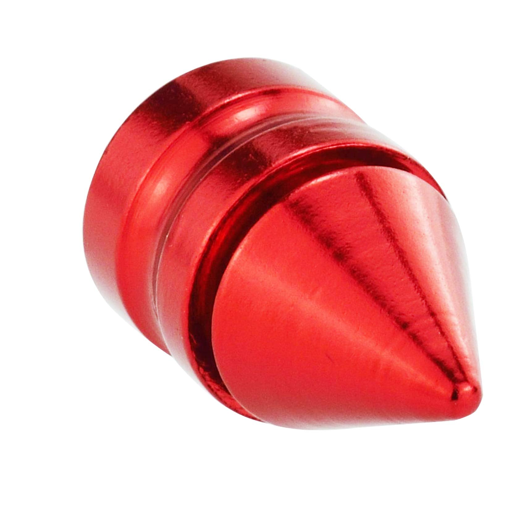 Abfer Tire Valve Caps Car Air Pressure Stem Cap Aluminum Spike Rim Dust Cover Decoration Accessories Fit Most Vehicle Bike Suv T