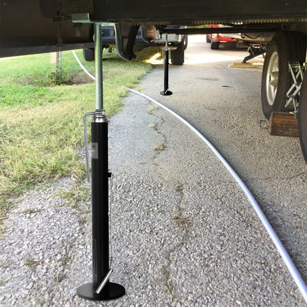 Weize Heavy Duty Slide Out Support - Adjusts From 20 '' To 47 '', 5000Lb Capacity Each, Rust Resistant Steel Quick-Lift Rv Stabi
