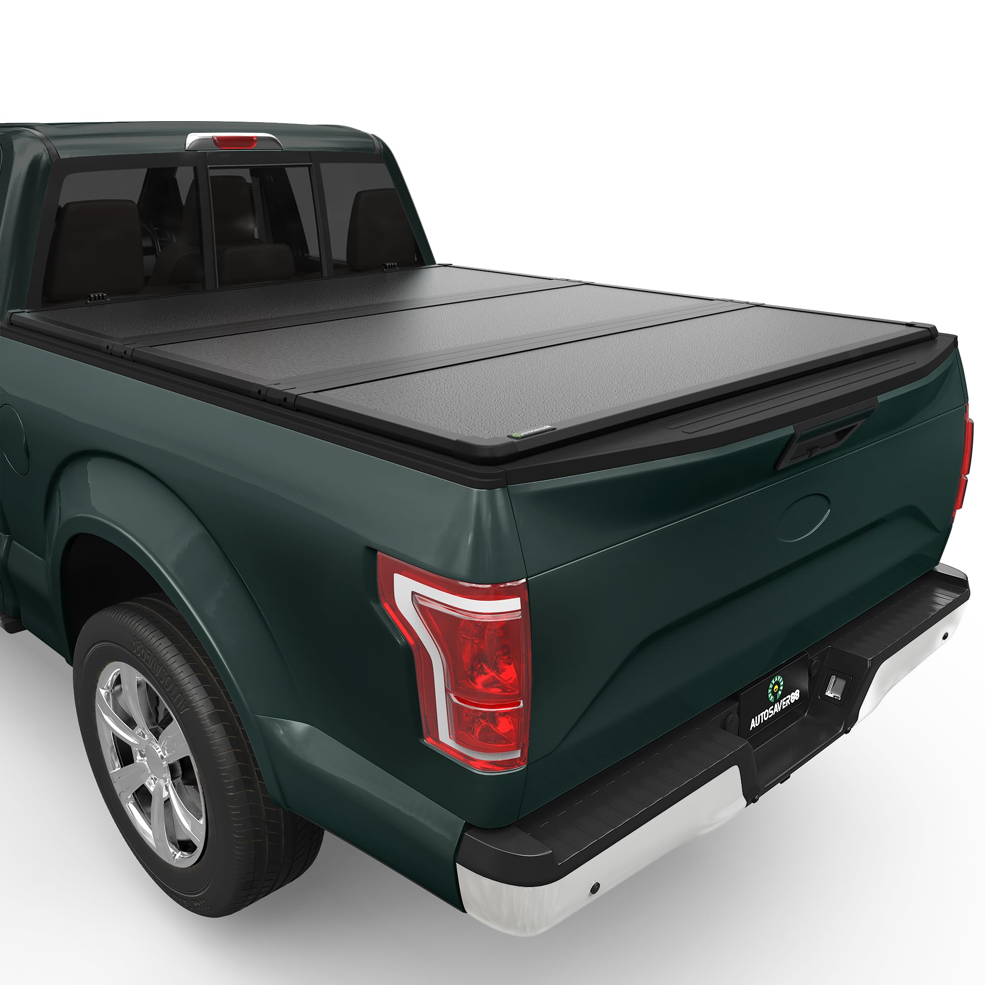 Autosaver88 Soft Roll Up Truck Bed Tonneau Cover Compatible With 2015-2025 Ford F-150 (Excl. Raptor Series) 5.5Ft Bed