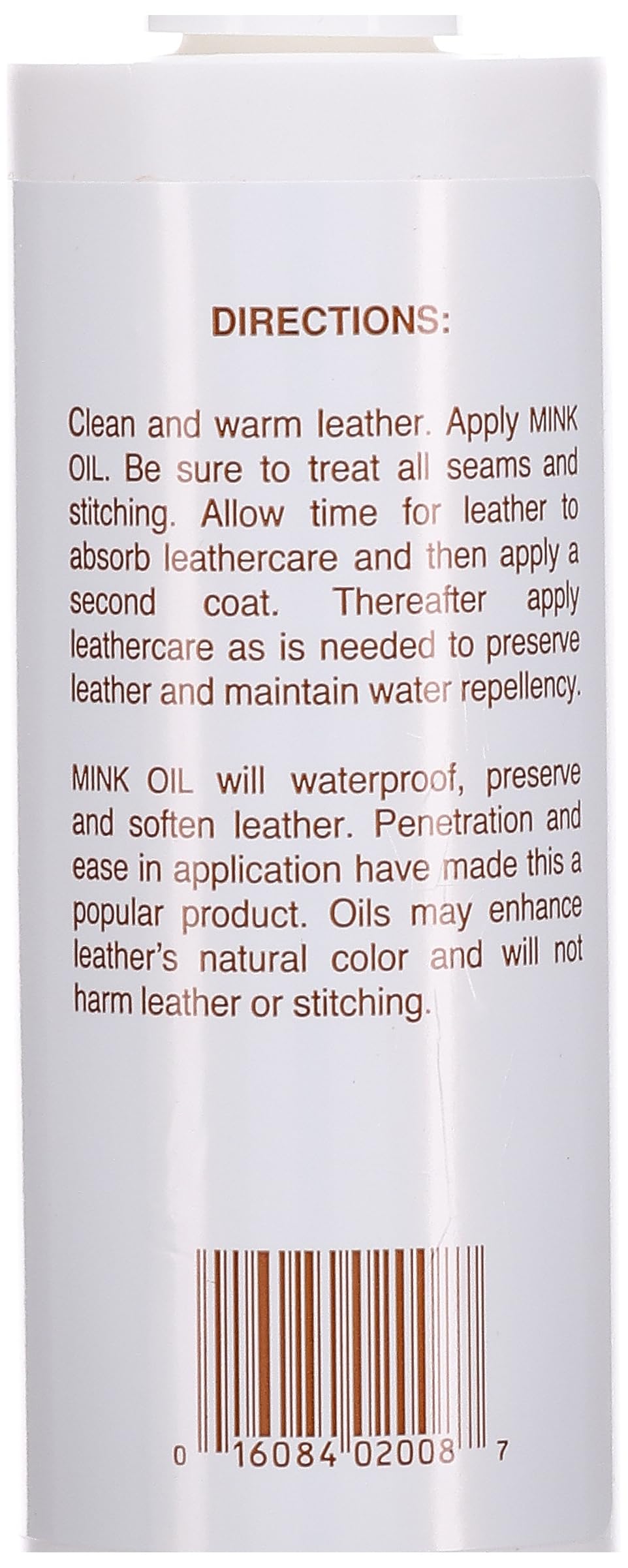 Bee Natural Mink Oil - Clear 8 oz - Model 50-2093