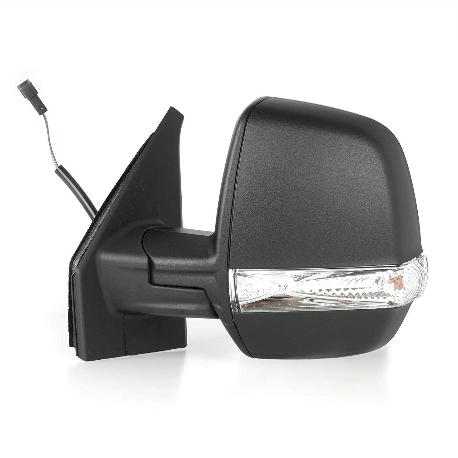 LONGLING Driver Left Side Replacement Mirror - Manual, Metal, Standard Size, Single Lamp for Ram Promaster City 2014-Onward