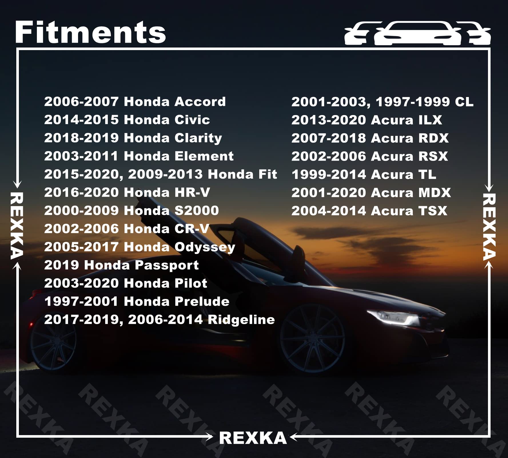 Rexka 20pcs Fender Liner Splash Shield Wheelhouse Liner Screw Phillips Truss Head Sems Compatible with Honda Acura BMW 90114-SE0
