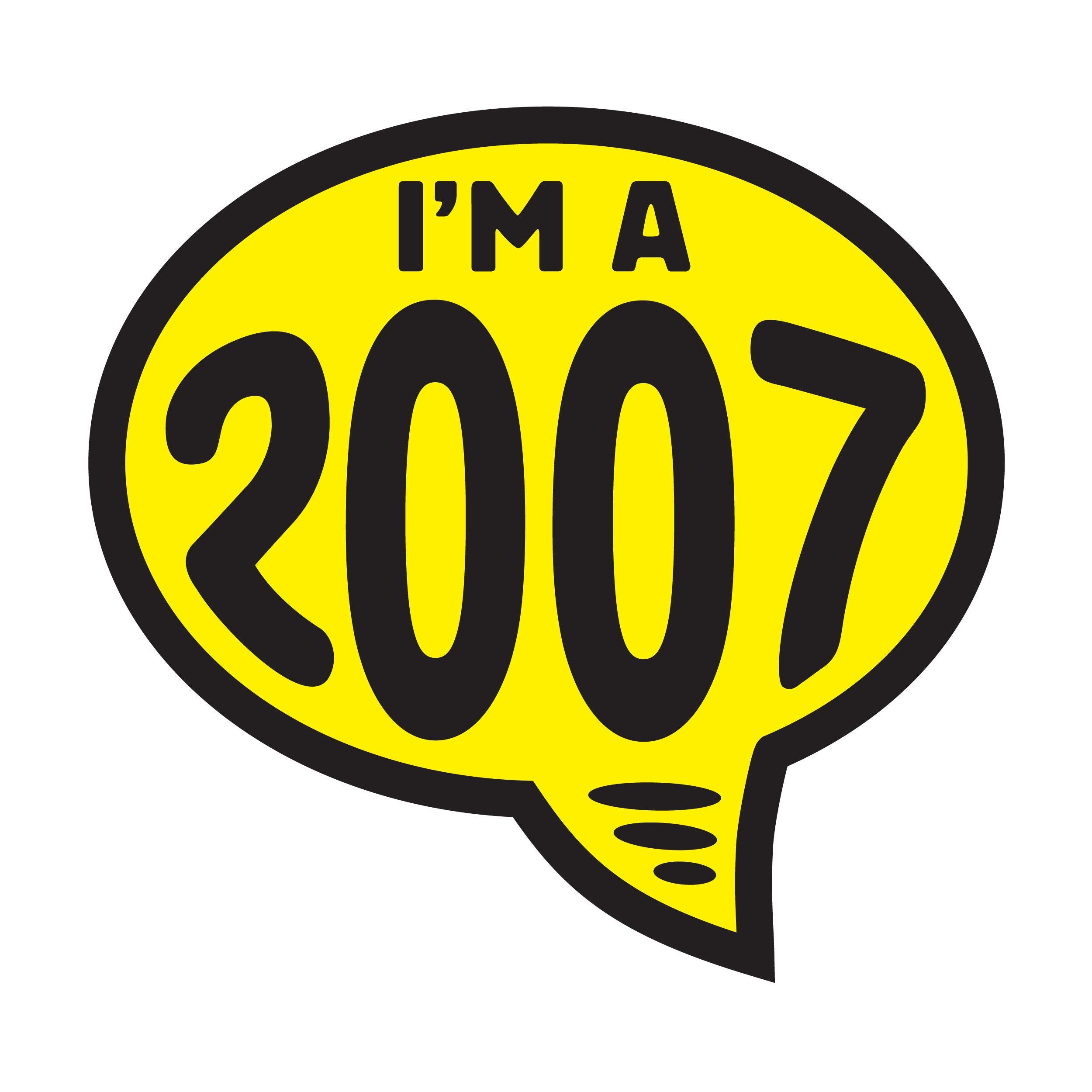 Ez-line Vinyl Year Slogan Bubbles for Car Lots 1 Dozen Windshield Decal Stickers Dealership Numbers (2007)