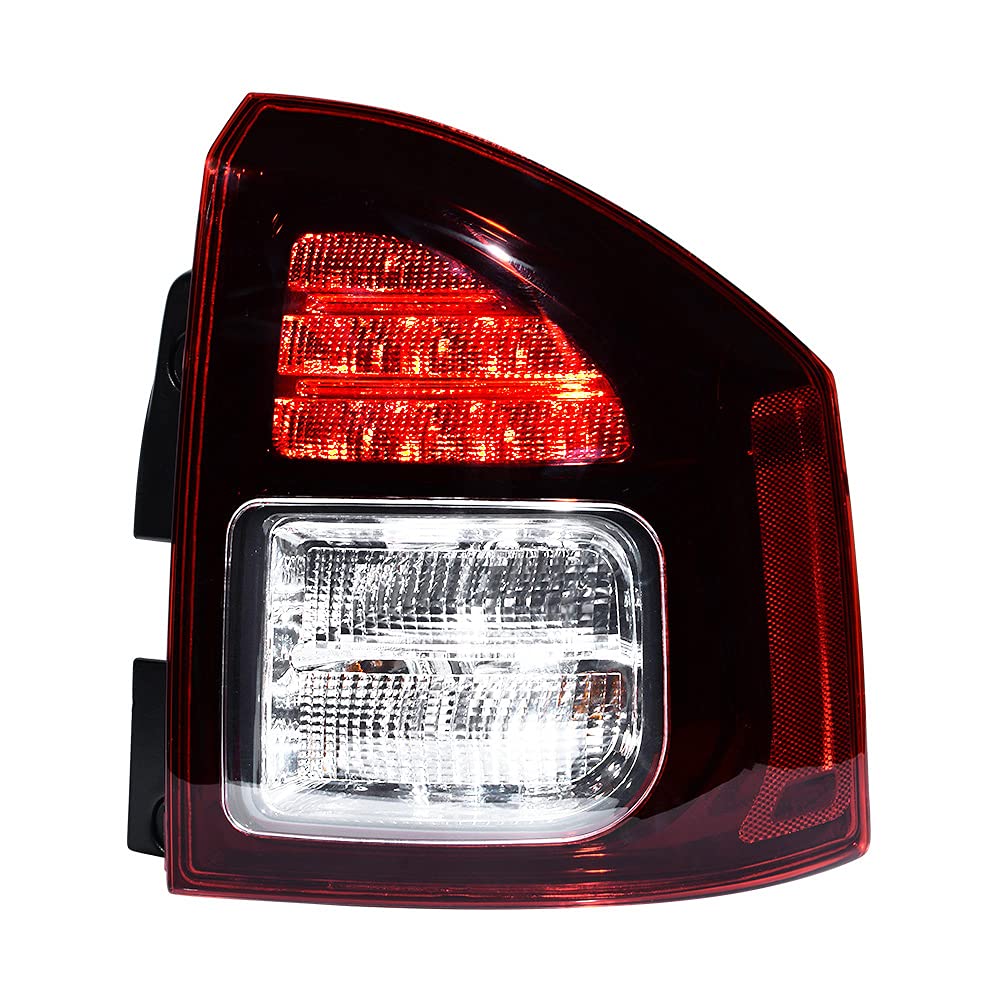 Astra Depot Accessories Tailight Assembly Red And Clear Lens Taillights Rear Lamp Brake Led Signal Drl Fits Oe 5272908Aa 5272908