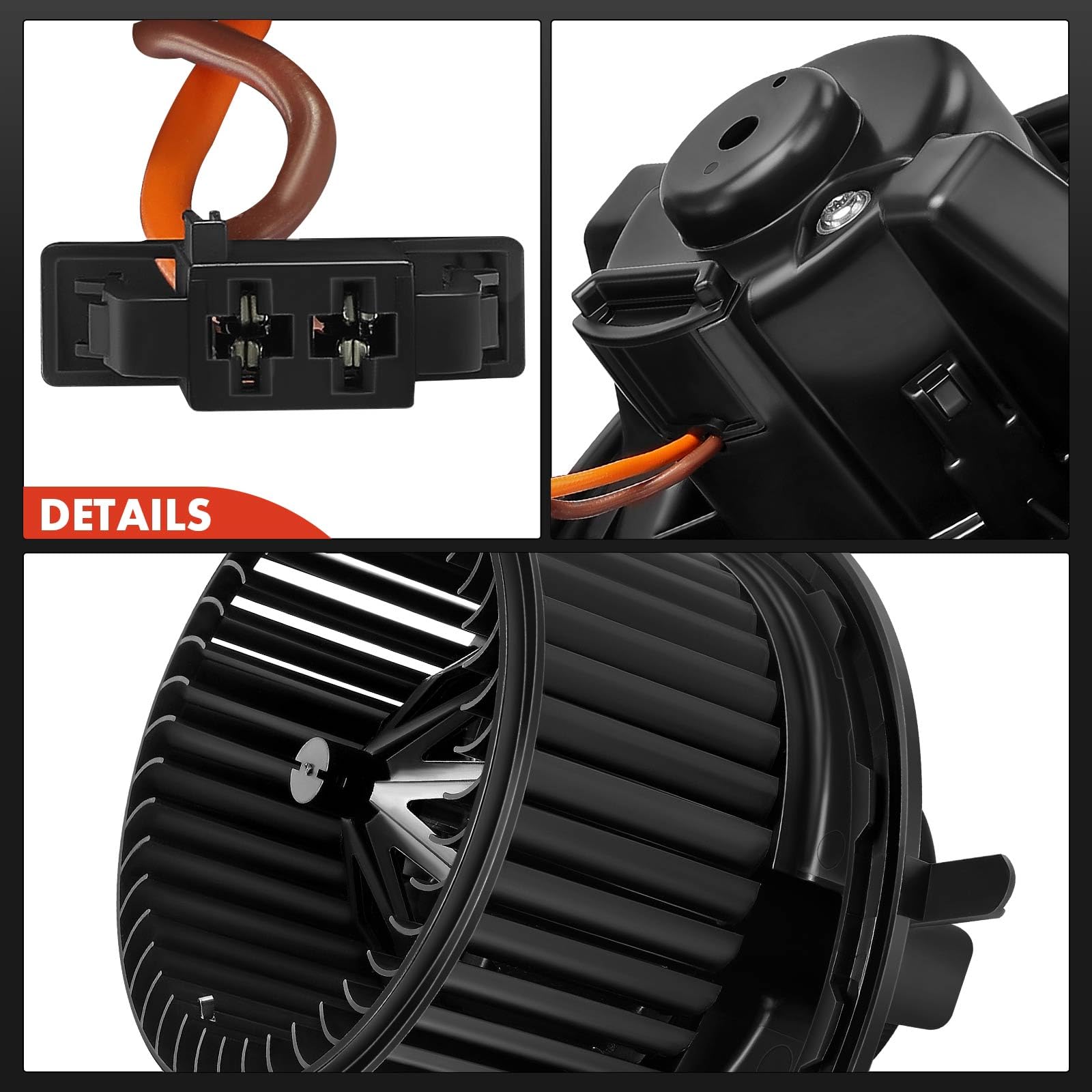 A-Premium Heater Blower Motor With Fan Cage Replacement For Bmw 128I 135I 323I 325I 328I 335I X1 X3 X5 Z4