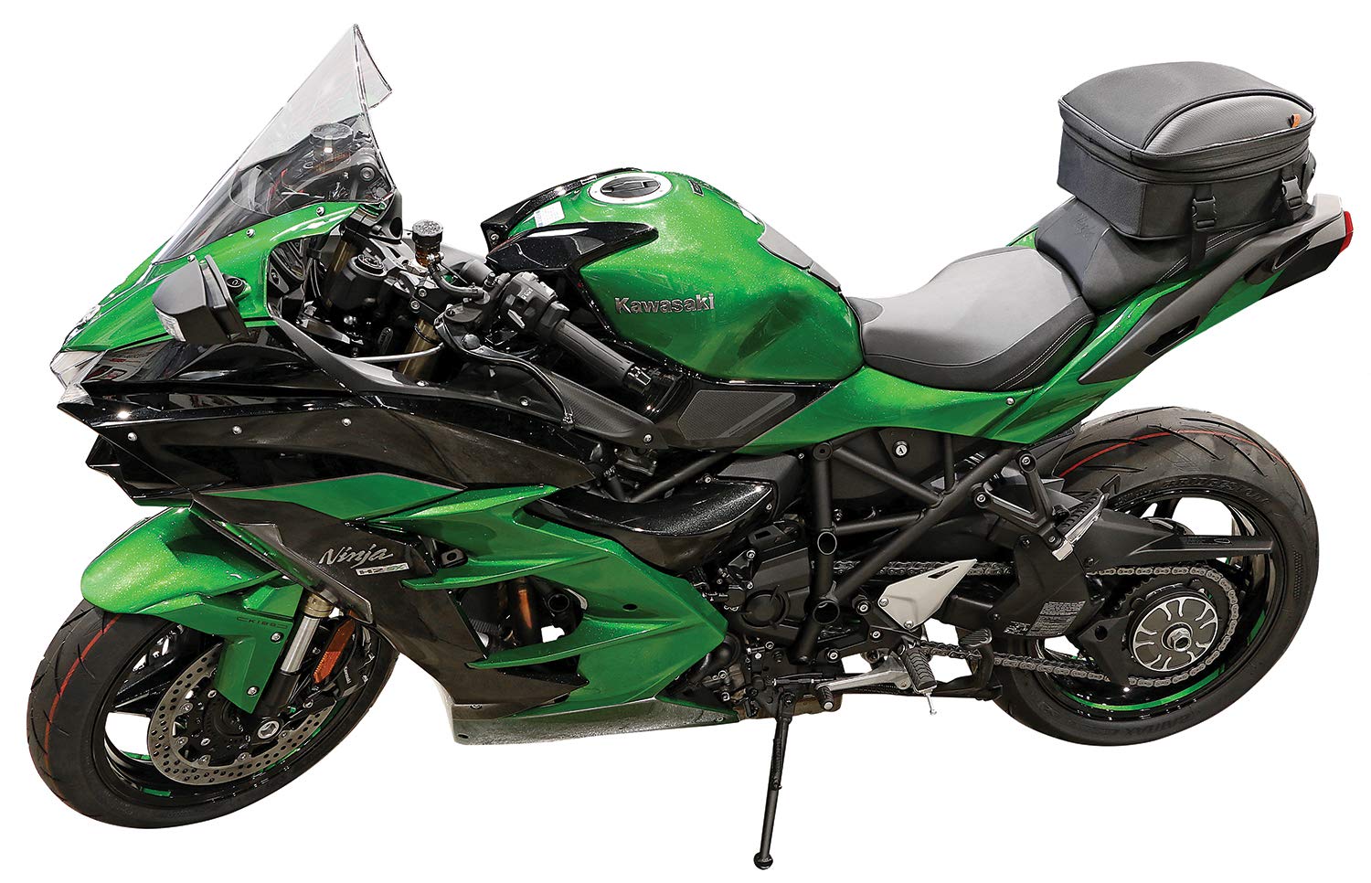 Nelson-Rigg CL-1060-S2 Black Commuter Sport Motorcycle Tail Bag - UltraMax Material, Durable Design