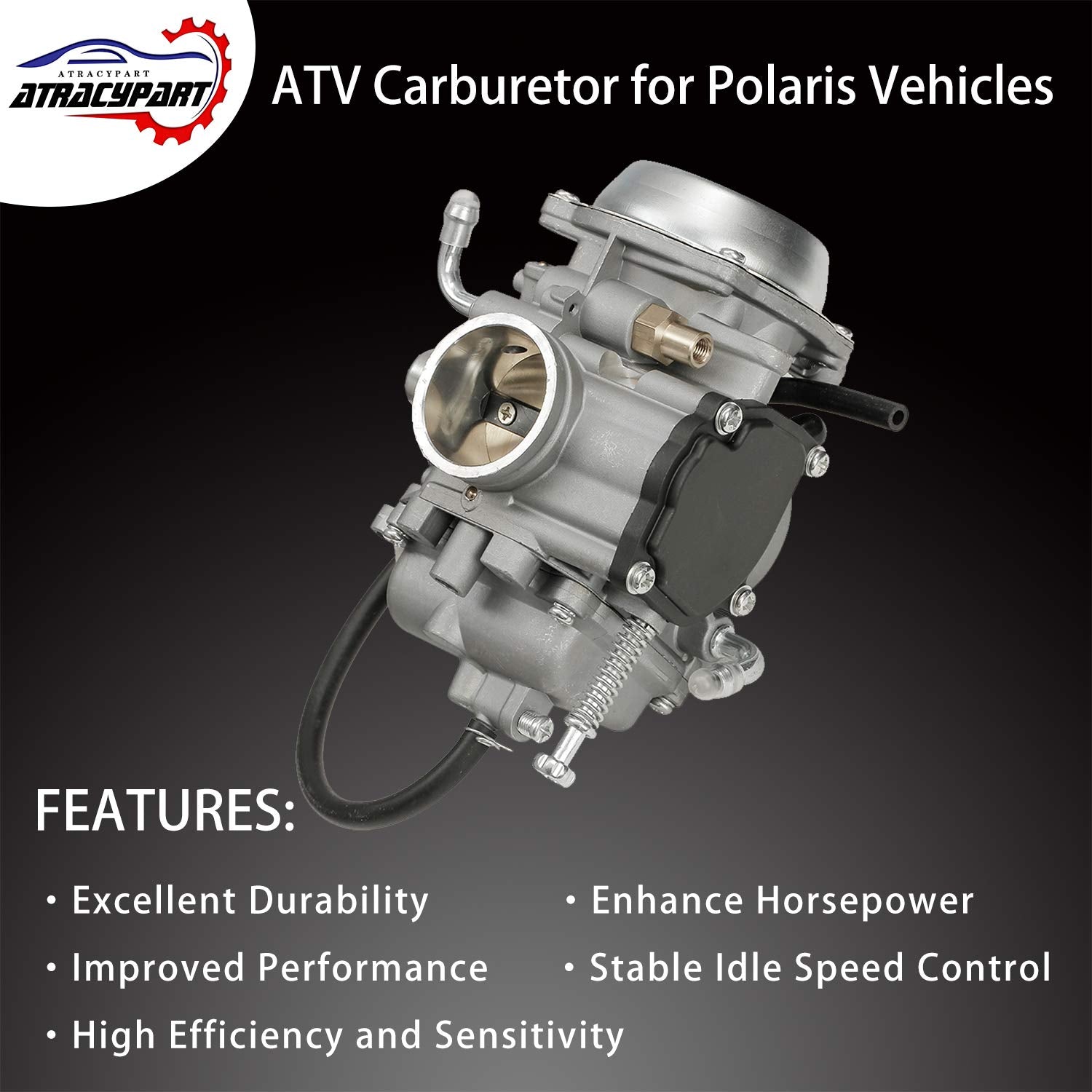 Carburetor Carb Compatible With Polaris Sportsman 300 335 400 450 500 600 700, Magnum 325 330 425 500, Ranger 400 425 500, Trail