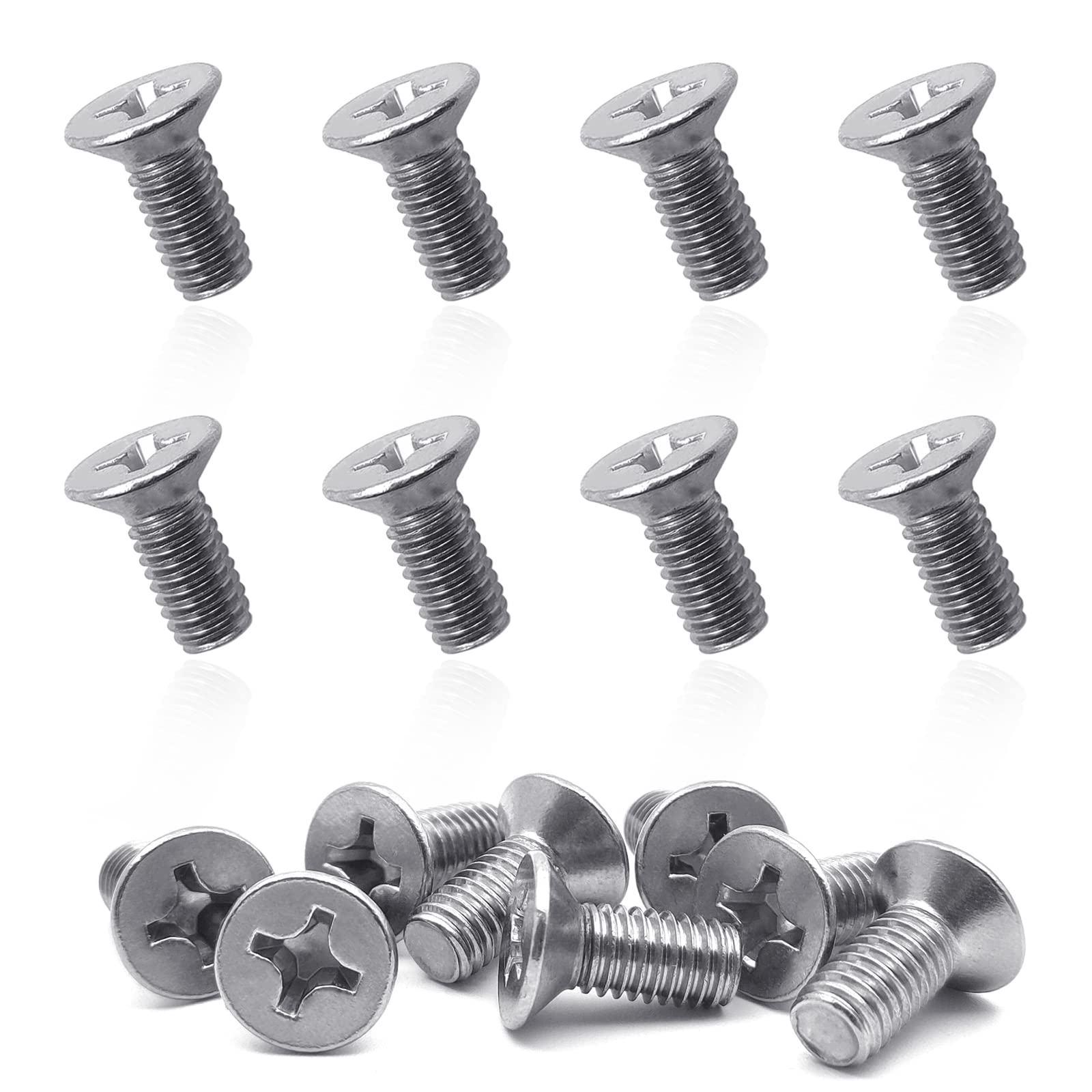8pcs Screw Rotor Brake Disc Retaining 93600-06014-0H- Compatible With Honda, Acura, Volkswagen, Audi,Hyundai and Kia Models, Sta