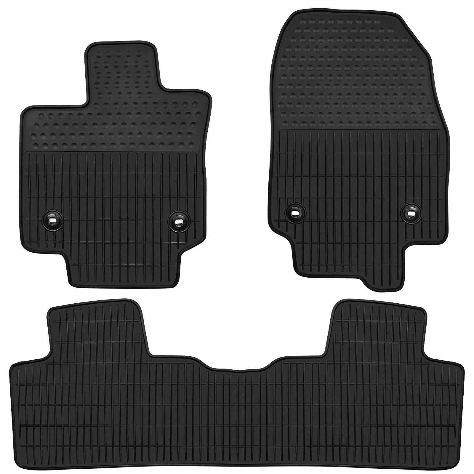 Matericuo Car Floor Mats Custom Fit For Lexus Rx 2023 2024 2025 Rx350 Rx350H Rx500H Black Rubber Auto Liner Mats All Weather Pro