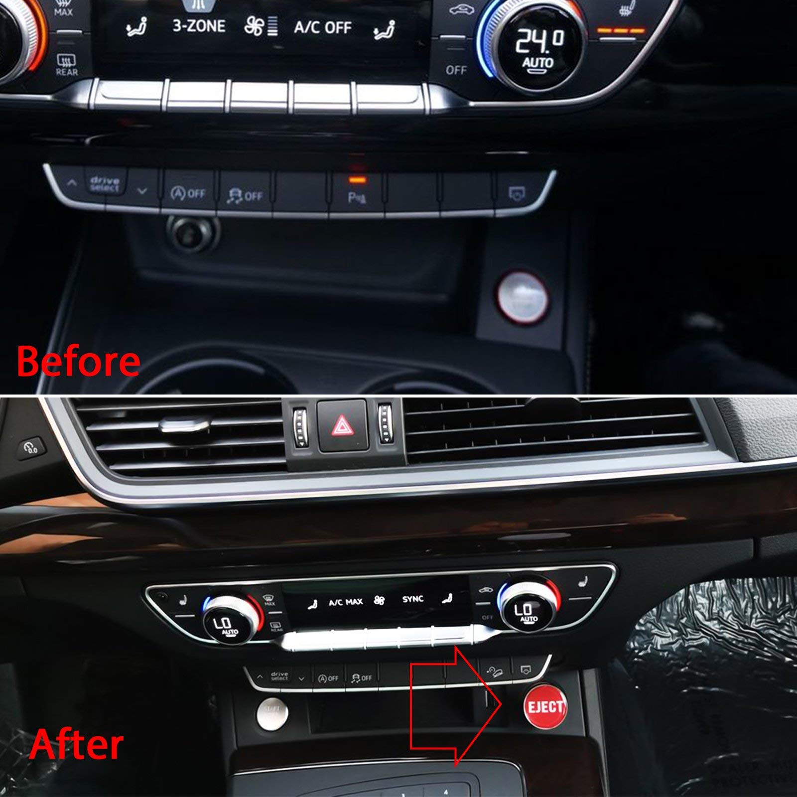 Xotic Tech Eject Cigarette Lighter Push Button Plug Replacement Cover, Fit Cars Trucks Suvs With 12V Power Source