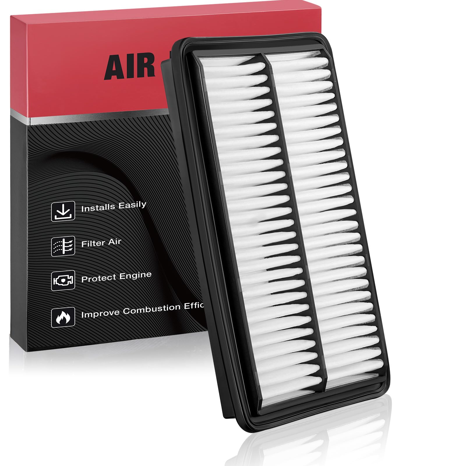 BDFHYK CA12061 Engine Air Filter Compatible with Honda Odyssey Passport Pilot Ridgeline V6 3.5L, Compatible with Acura MDX 3.0L 