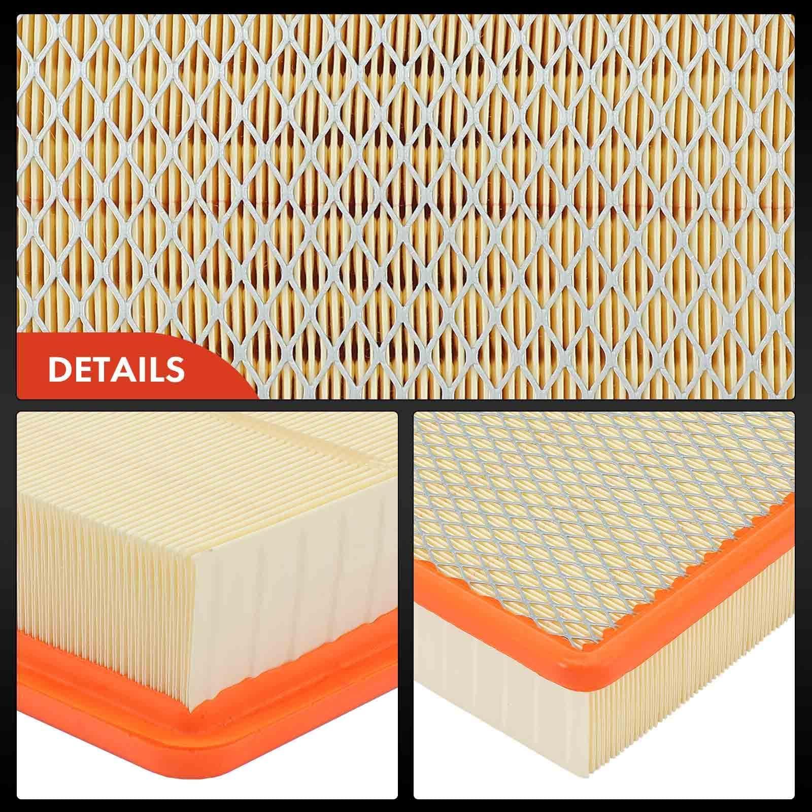 A-Premium Engine Air Filter Compatible With Cadillac Escalade Esv & Chevrolet Silverado 1500, Suburban, Tahoe & Gmc Sierra 1500,