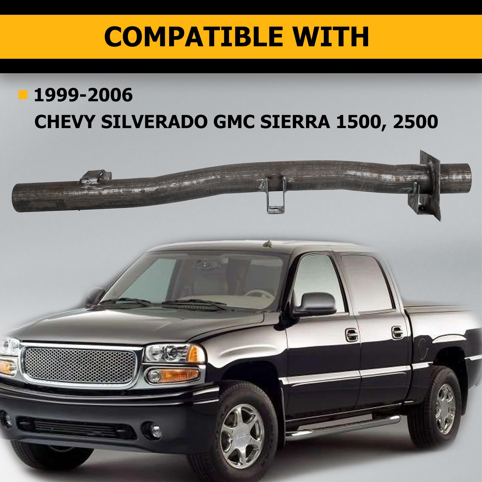 7BLACKSMITHS Rear Tank Support Crossmember for 1999-2006 Chevy Silverado/GMC Sierra 1500/2500, Alloy Steel, Model BL324, Standard Size