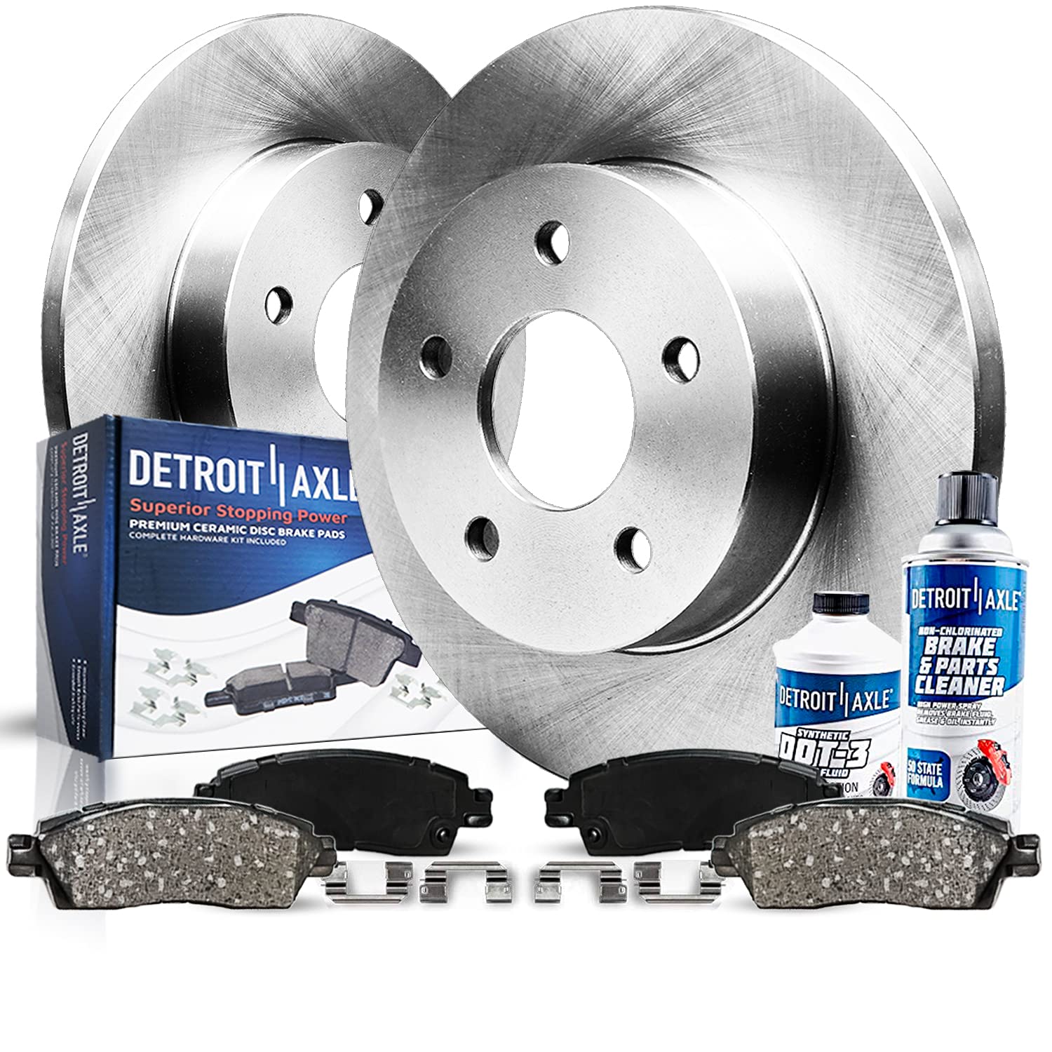 Detroit Axle - Rear Brake Kit for Buick Rendezvous Chevrolet Venture Oldsmobile Silhouette Pontiac Aztek Montana Replacement Dis