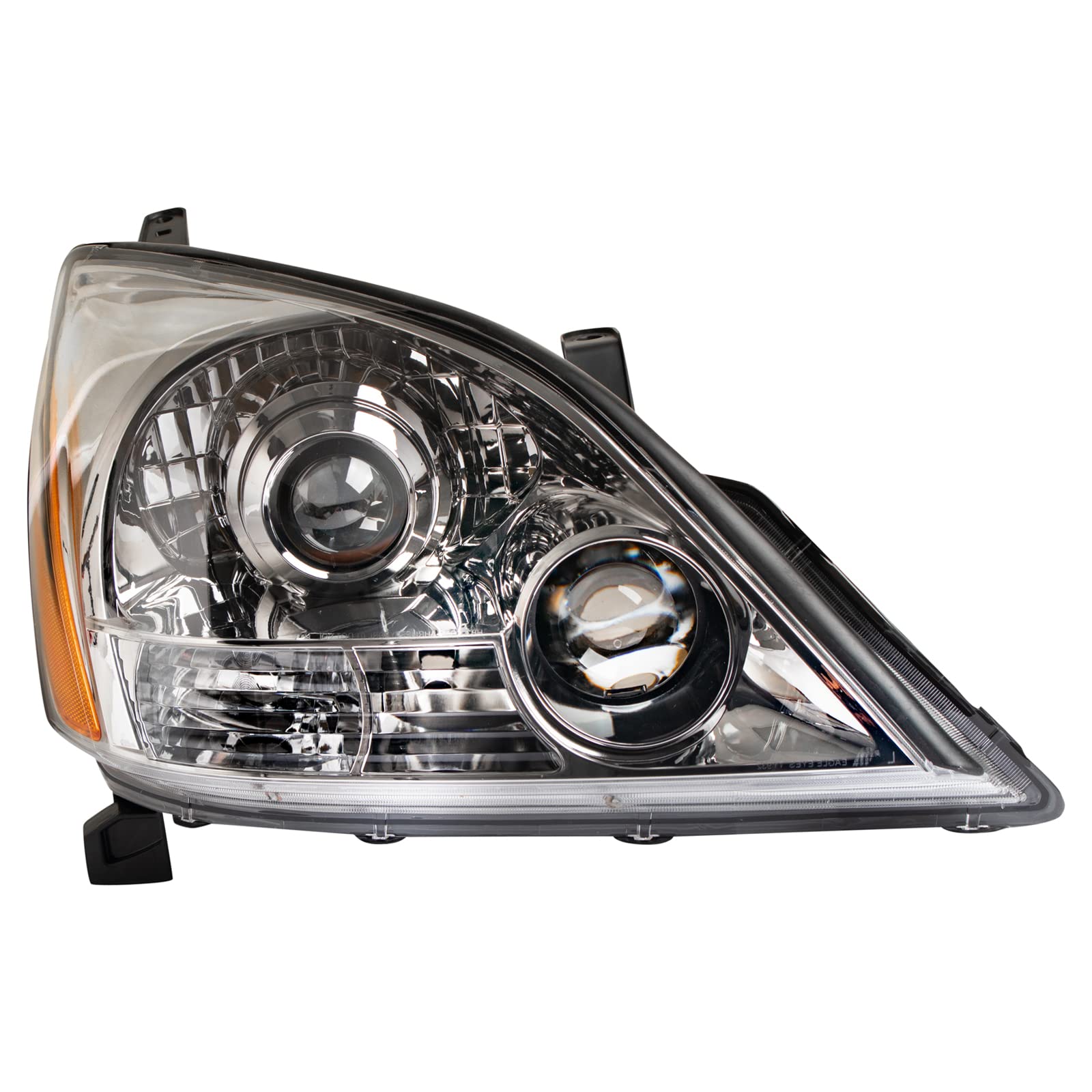 Trq Headlight Assembly Set Headlights Driver & Passenger Side Halogen Compatible With 2005-2009 Lexus Gx470 Lx2518108 Lx2519108